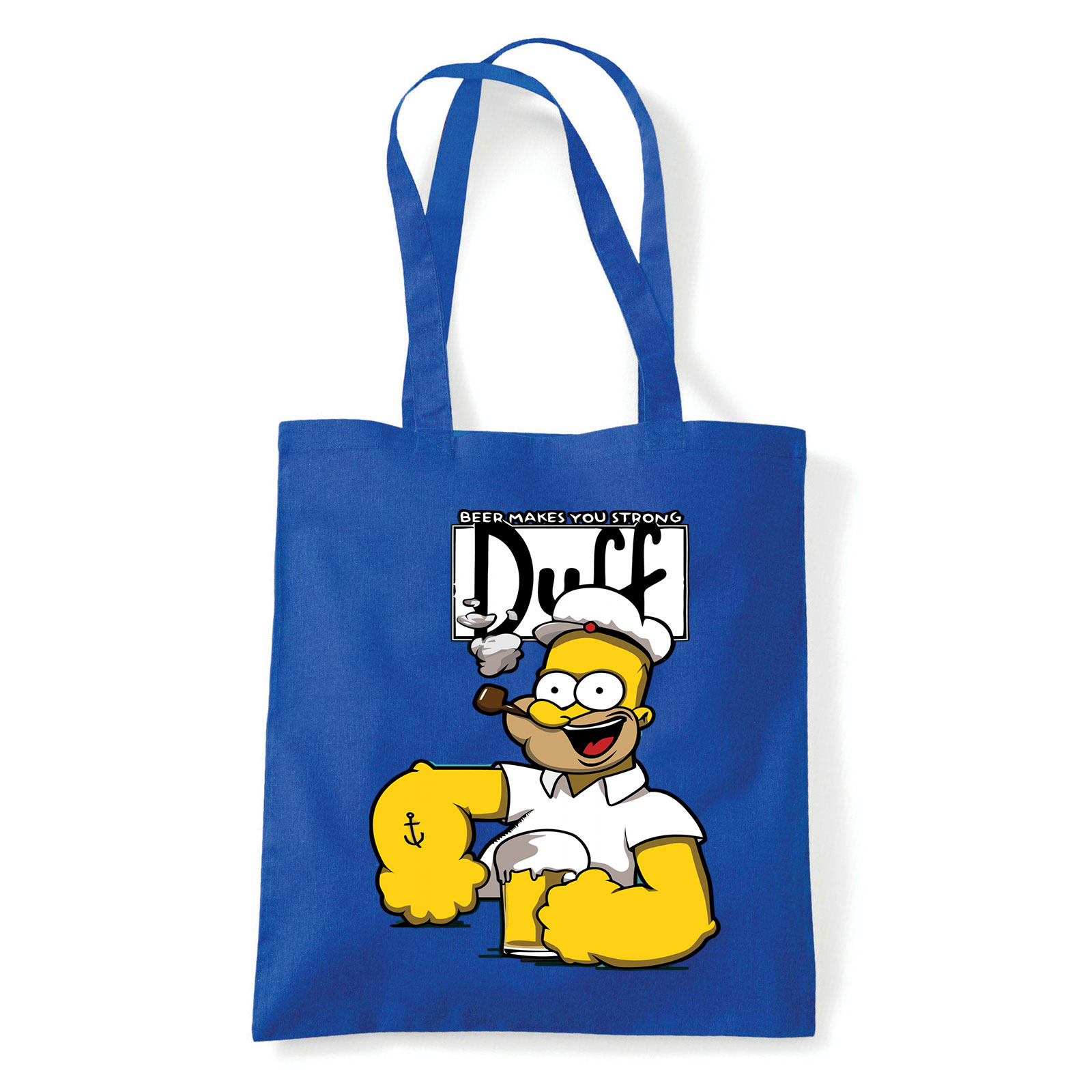 Homer Simpson Simpsons Család Kék Shopper Vászontáska