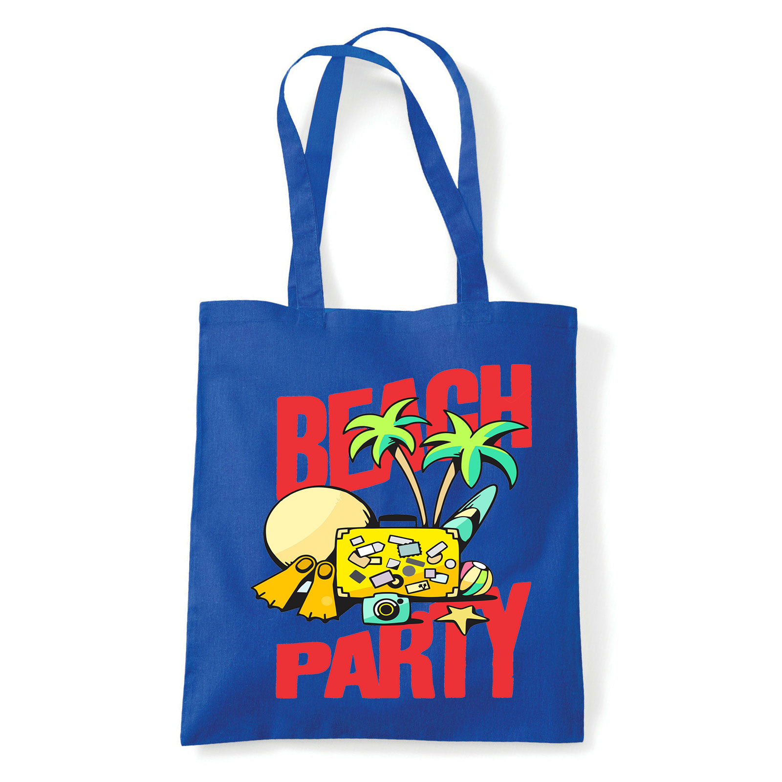 nyár nyaralás beach party Kék Shopper Vászontáska