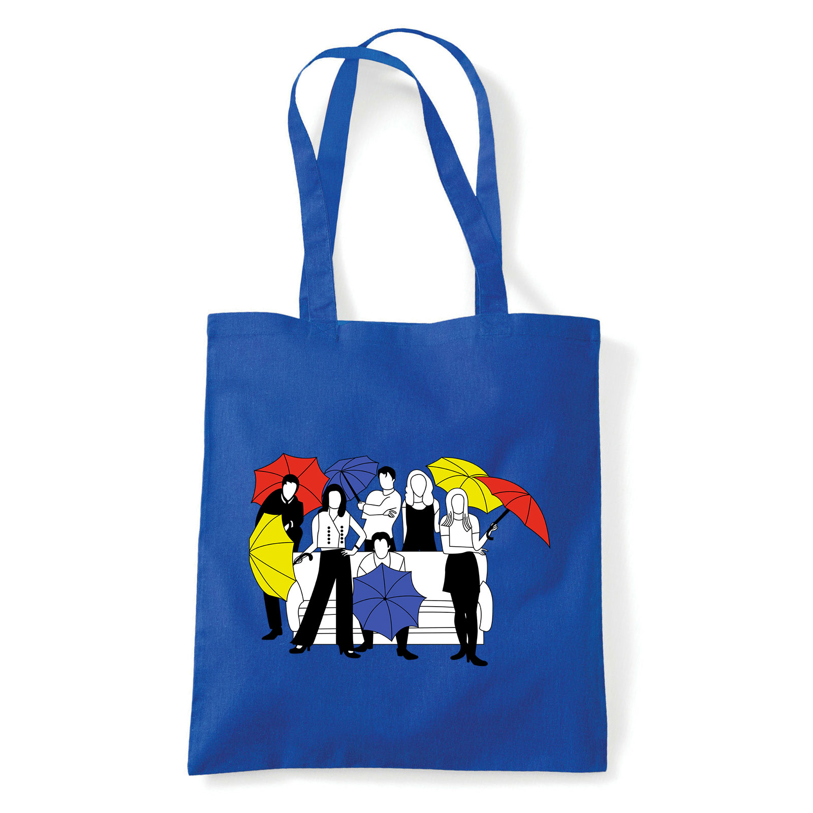 Friends Jóbarátok Kék Shopper Vászontáska