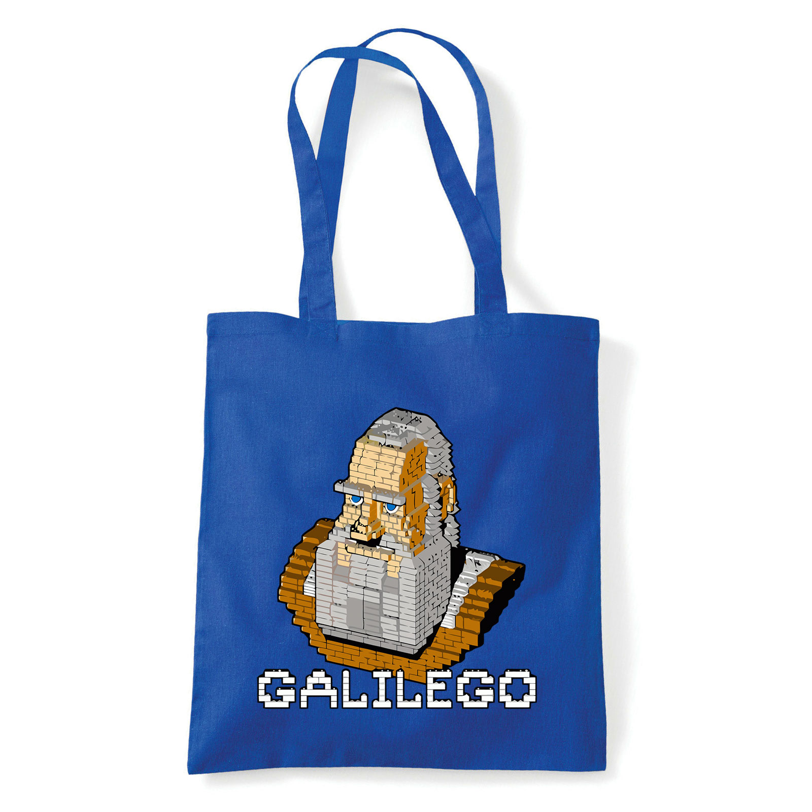 Humor Vicces Lego Galilei Kék Shopper Vászontáska