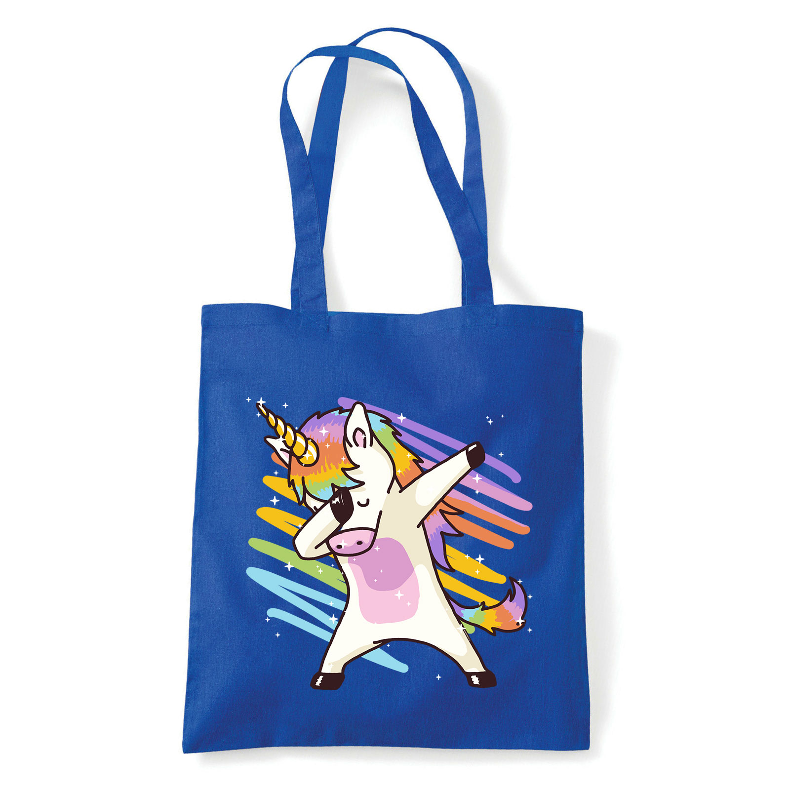 dabbing unikornis Kék Shopper Vászontáska