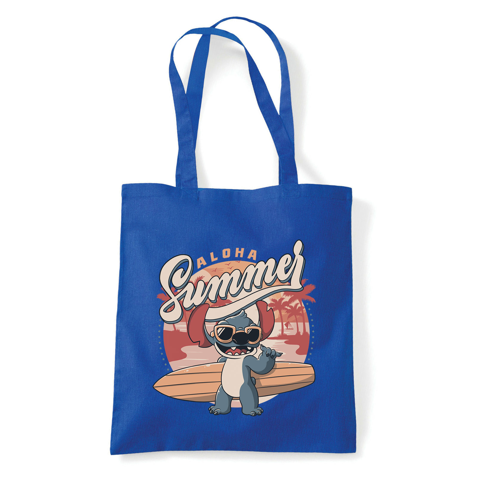 stitch nyár szörf aloha Kék Shopper Vászontáska