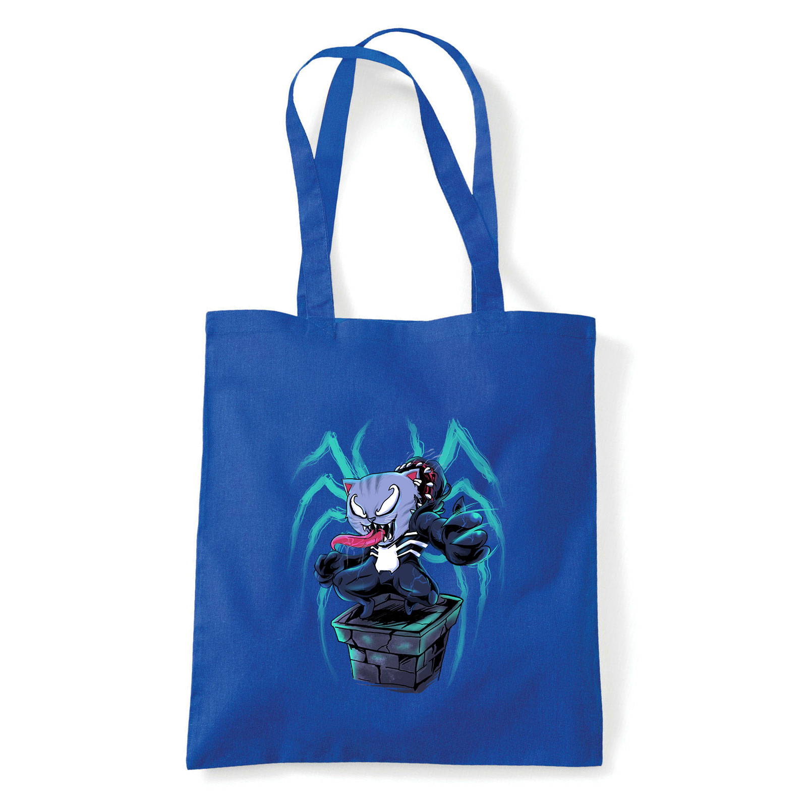 venom macska Kék Shopper Vászontáska