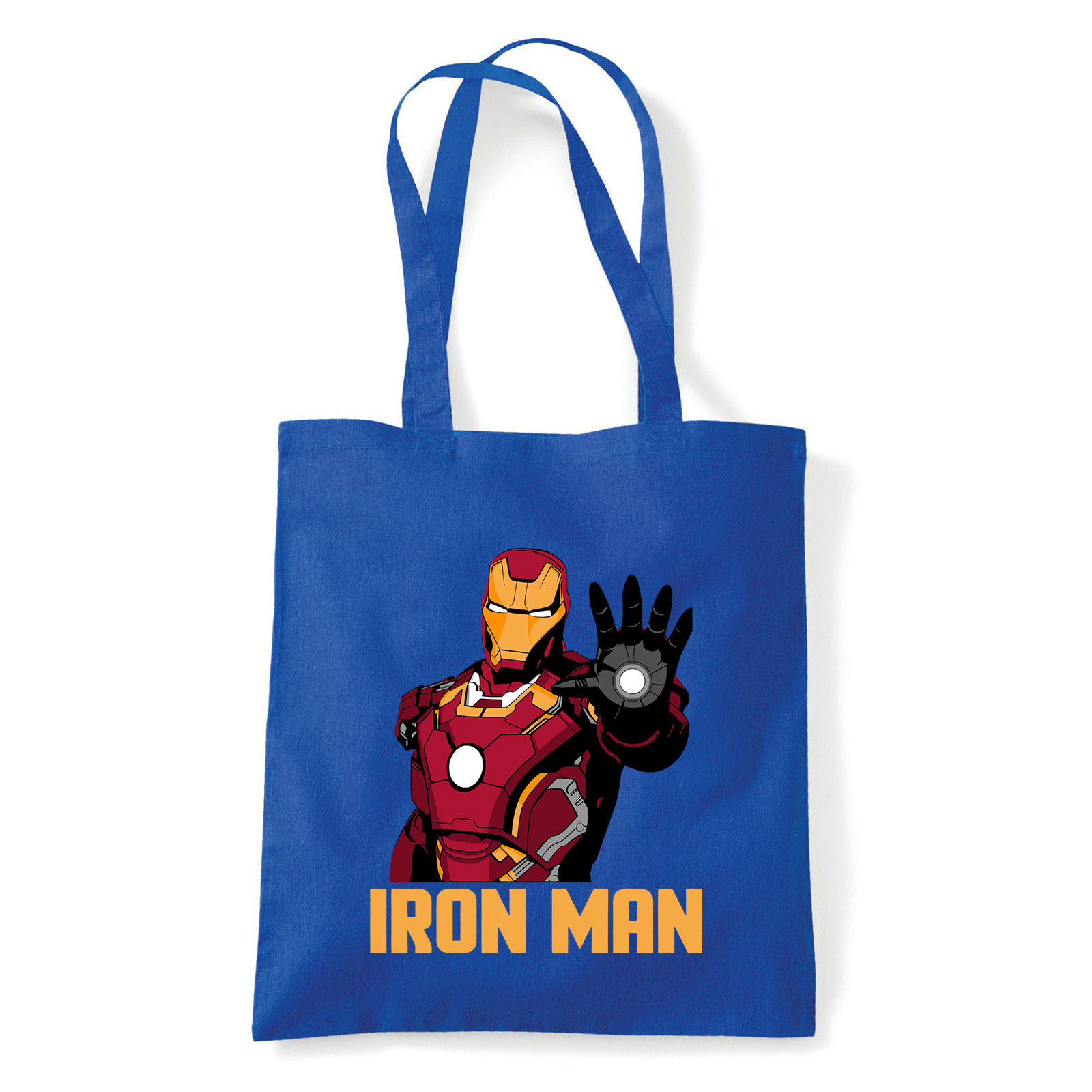 iron man vasember Kék Shopper Vászontáska