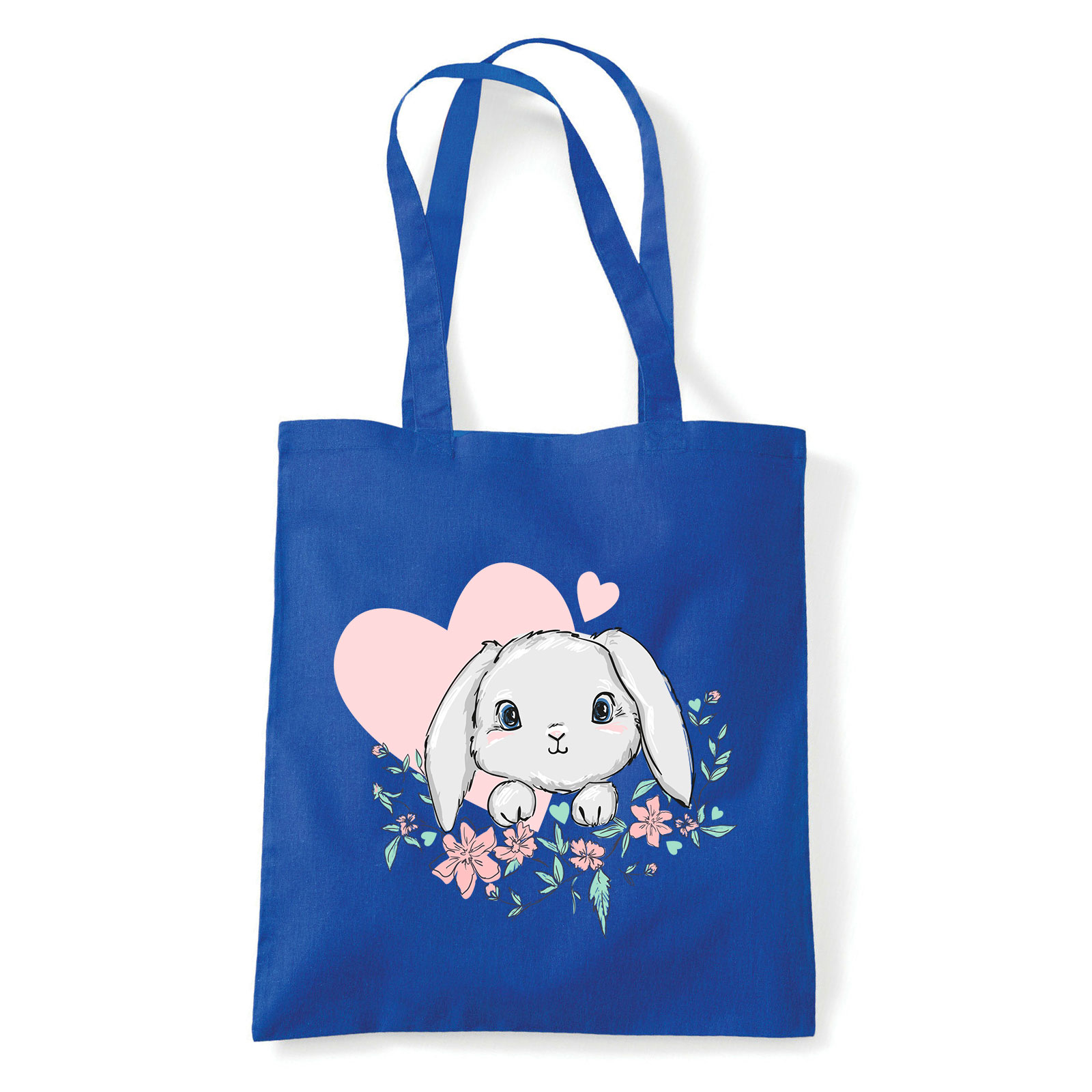 nyuszi nyuszis nyúl Kék Shopper Vászontáska