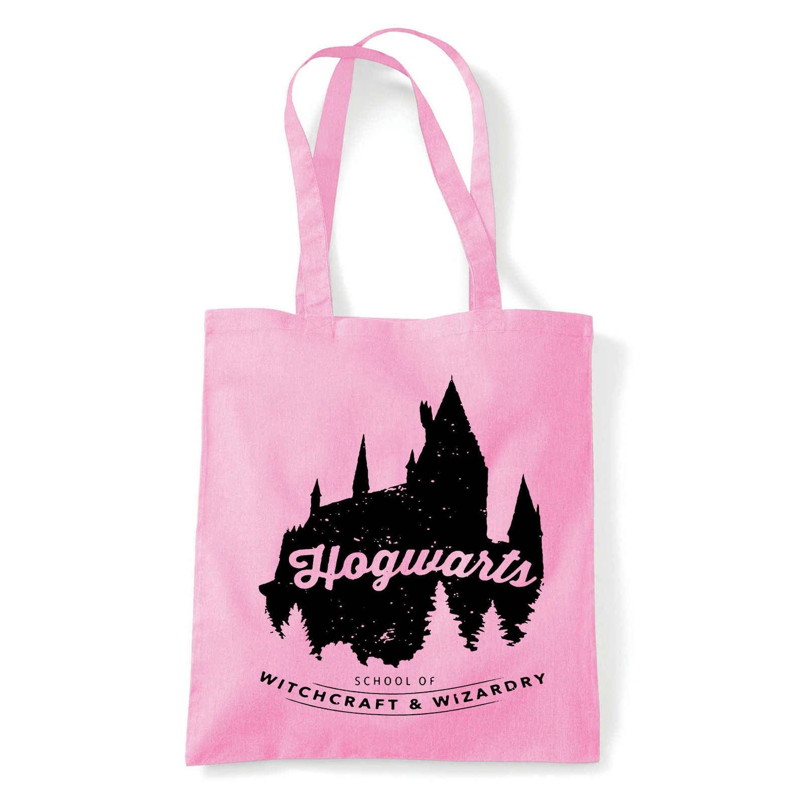 hogwarts harry potter roxfort Rózsaszín Shopper Vászontáska