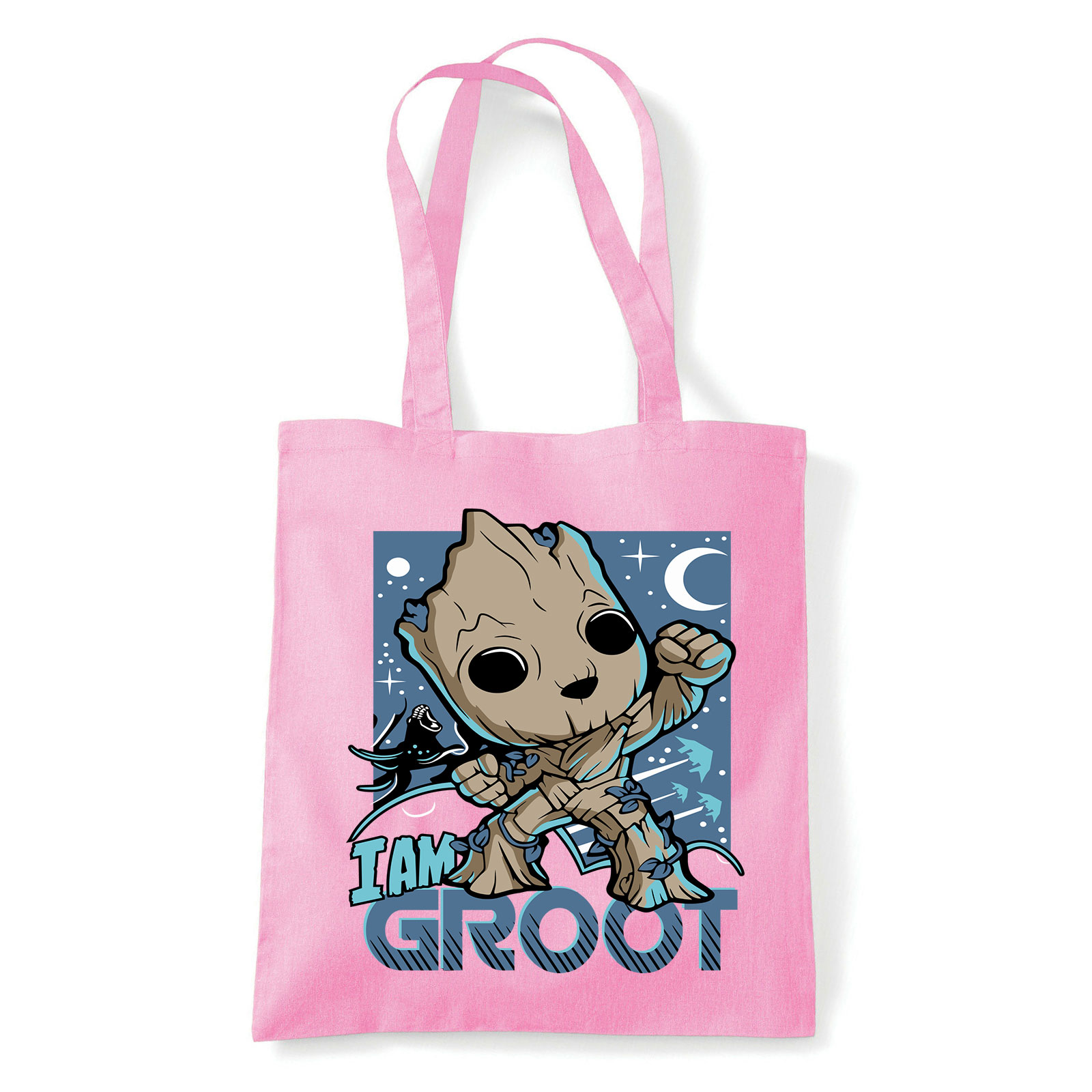 i am groot Rózsaszín Shopper Vászontáska