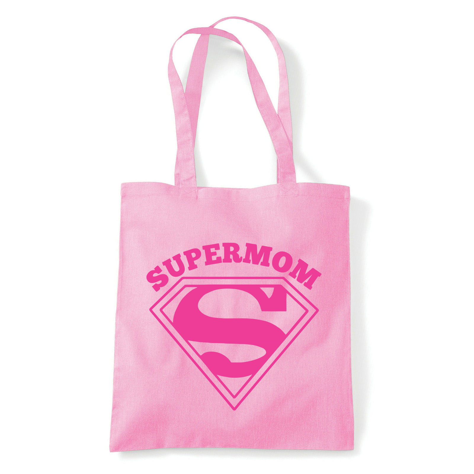 anyák napja anyáknak supermom Rózsaszín Shopper Vászontáska