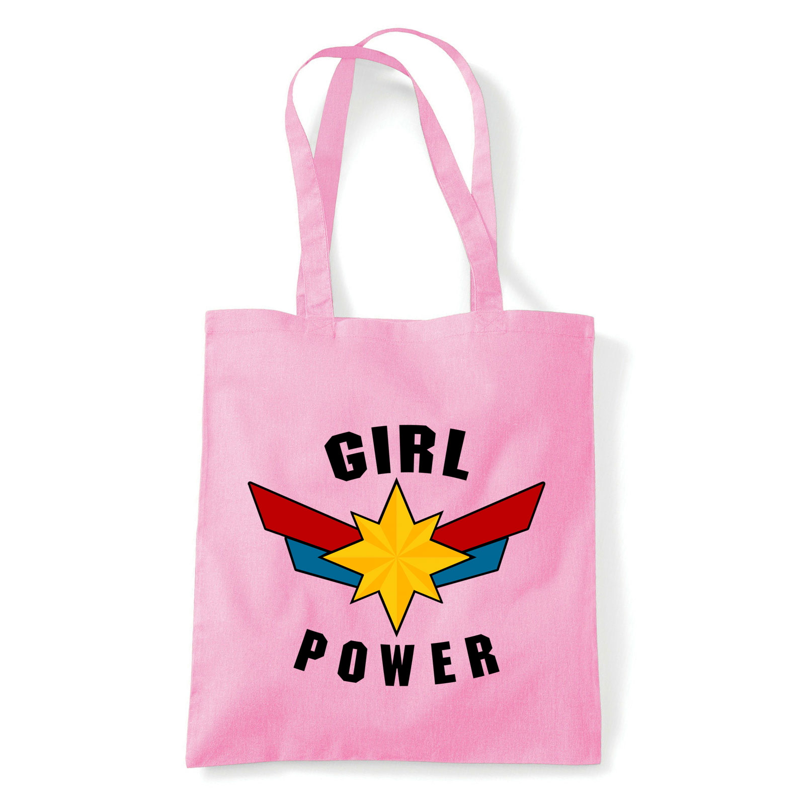 girl power Rózsaszín Shopper Vászontáska