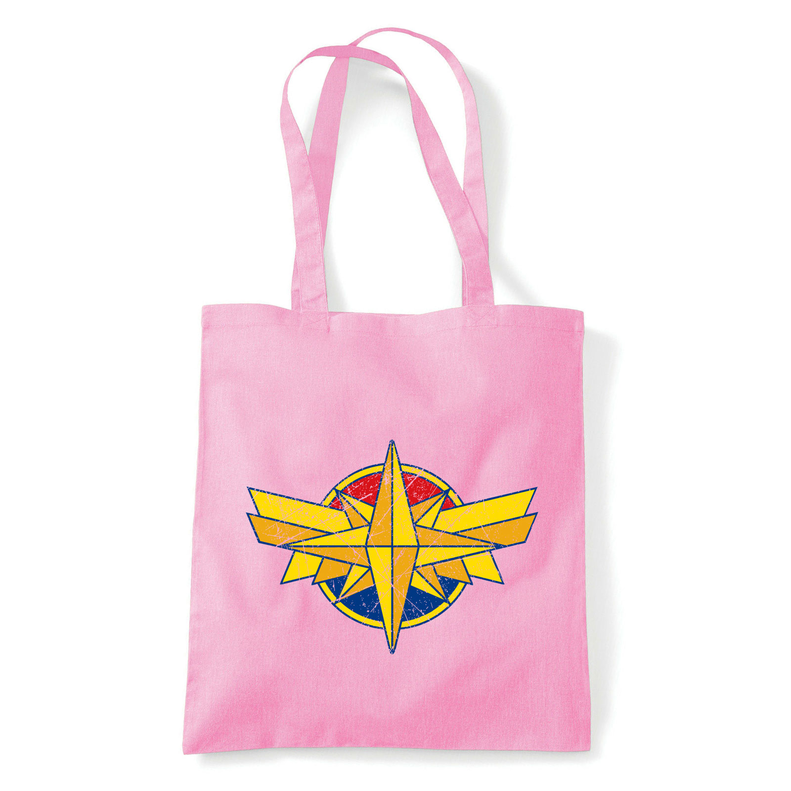 captain marvel marvel kapitány Rózsaszín Shopper Vászontáska