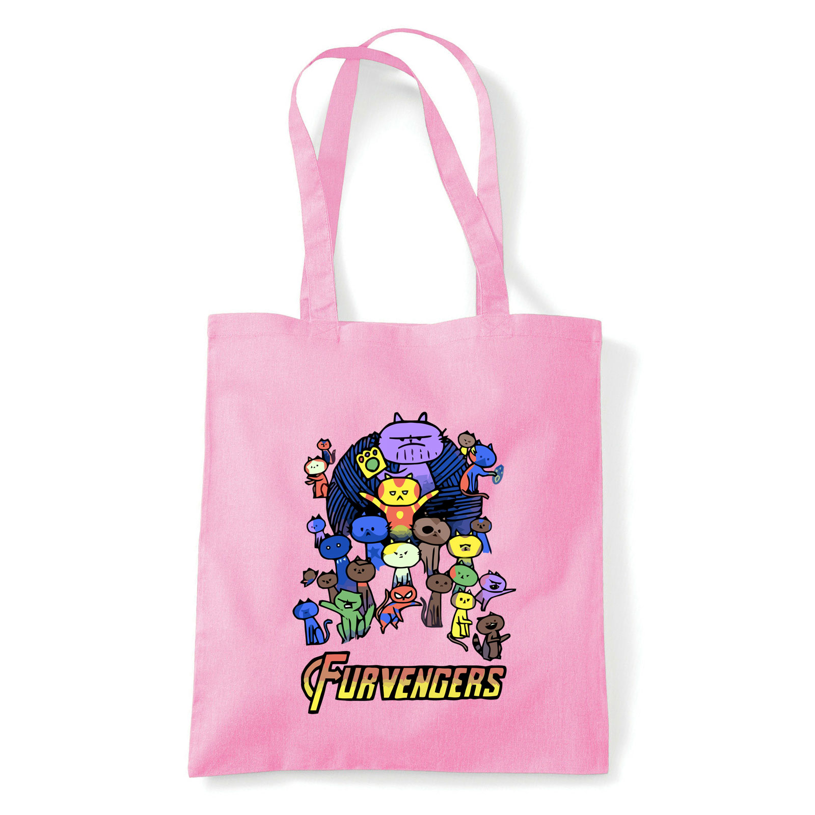 furvengers macska macskás cica cicás Rózsaszín Shopper Vászontáska