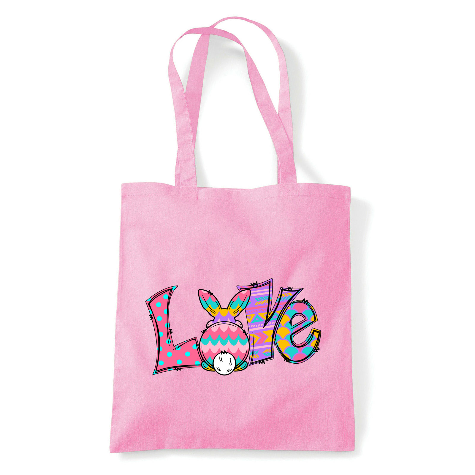 húsvét Rózsaszín Shopper Vászontáska