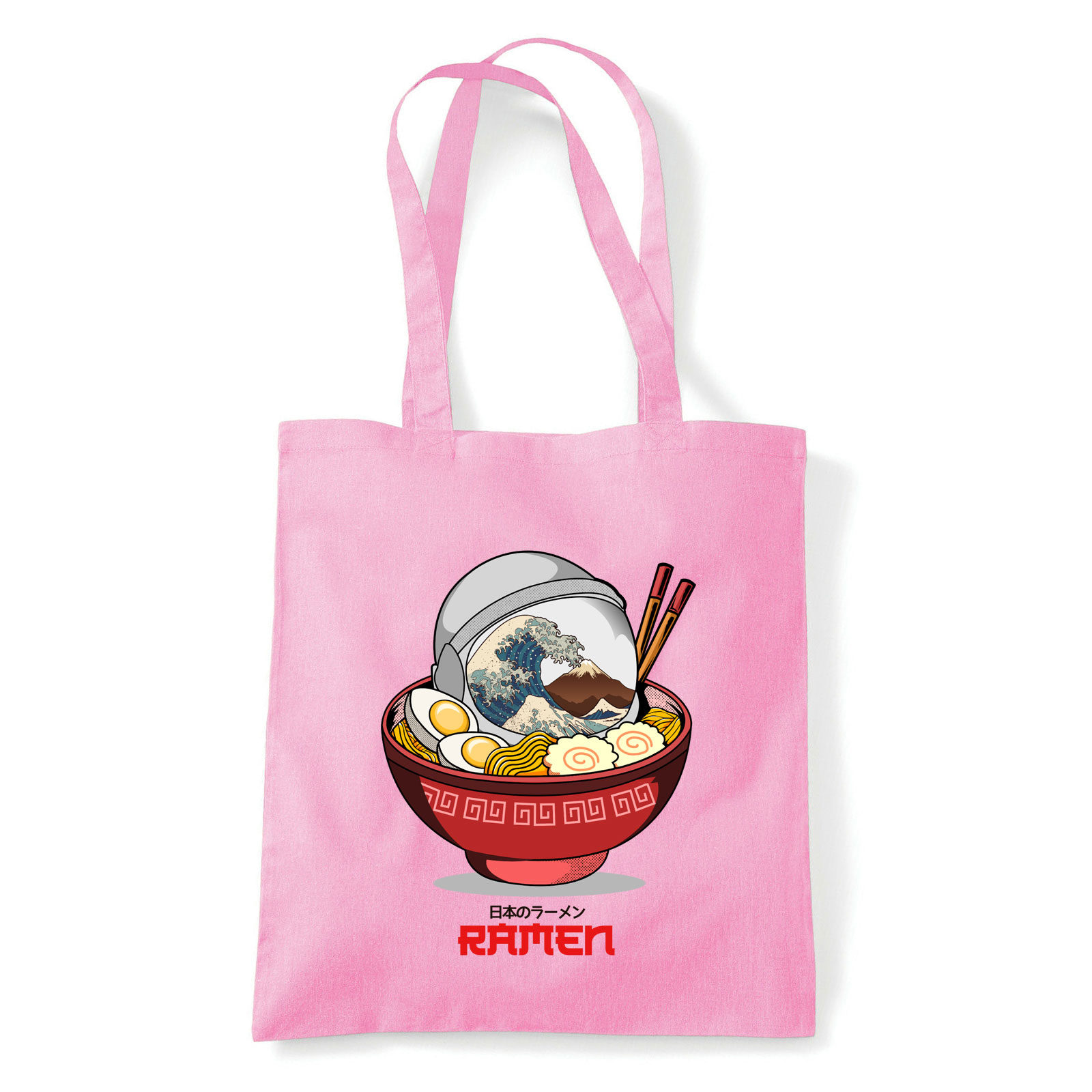 japán ramen Rózsaszín Shopper Vászontáska