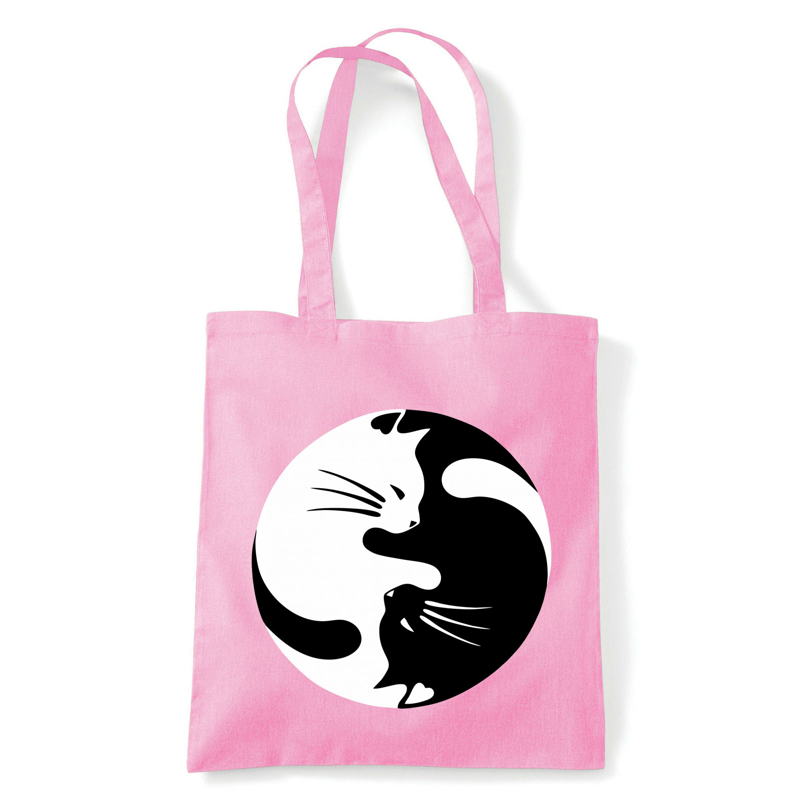 macska macskás cica cicás Rózsaszín Shopper Vászontáska