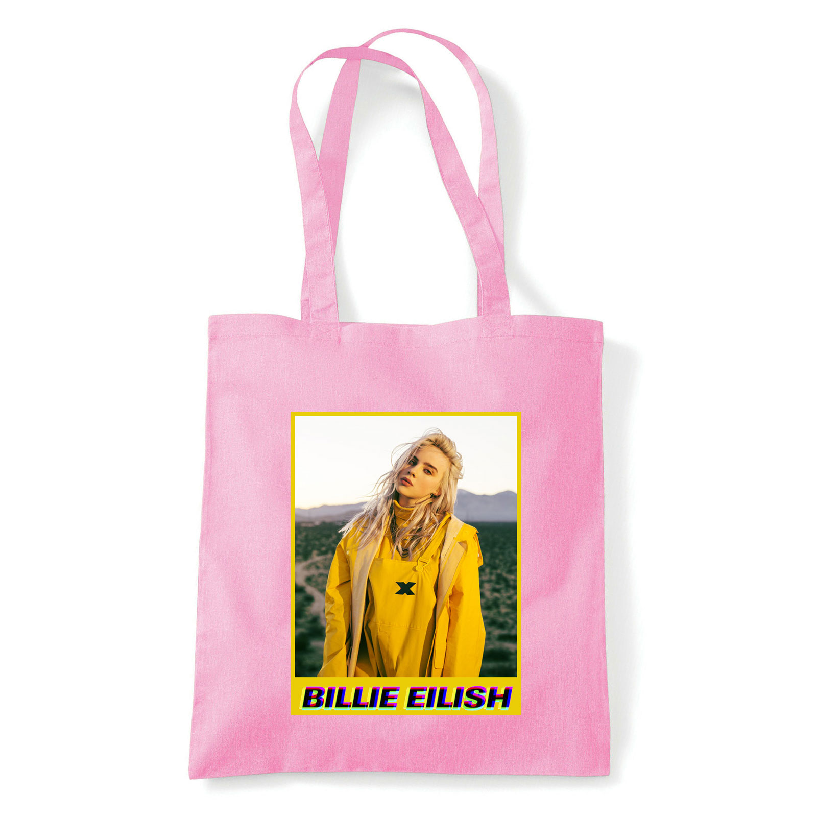 billie eilish Rózsaszín Shopper Vászontáska