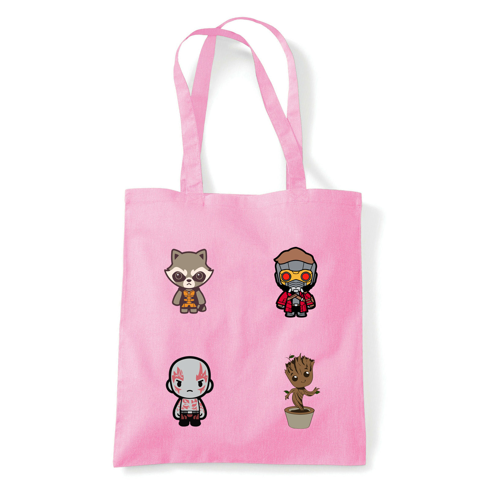 galaxis őrzői groot rocket raccoon Rózsaszín Shopper Vászontáska
