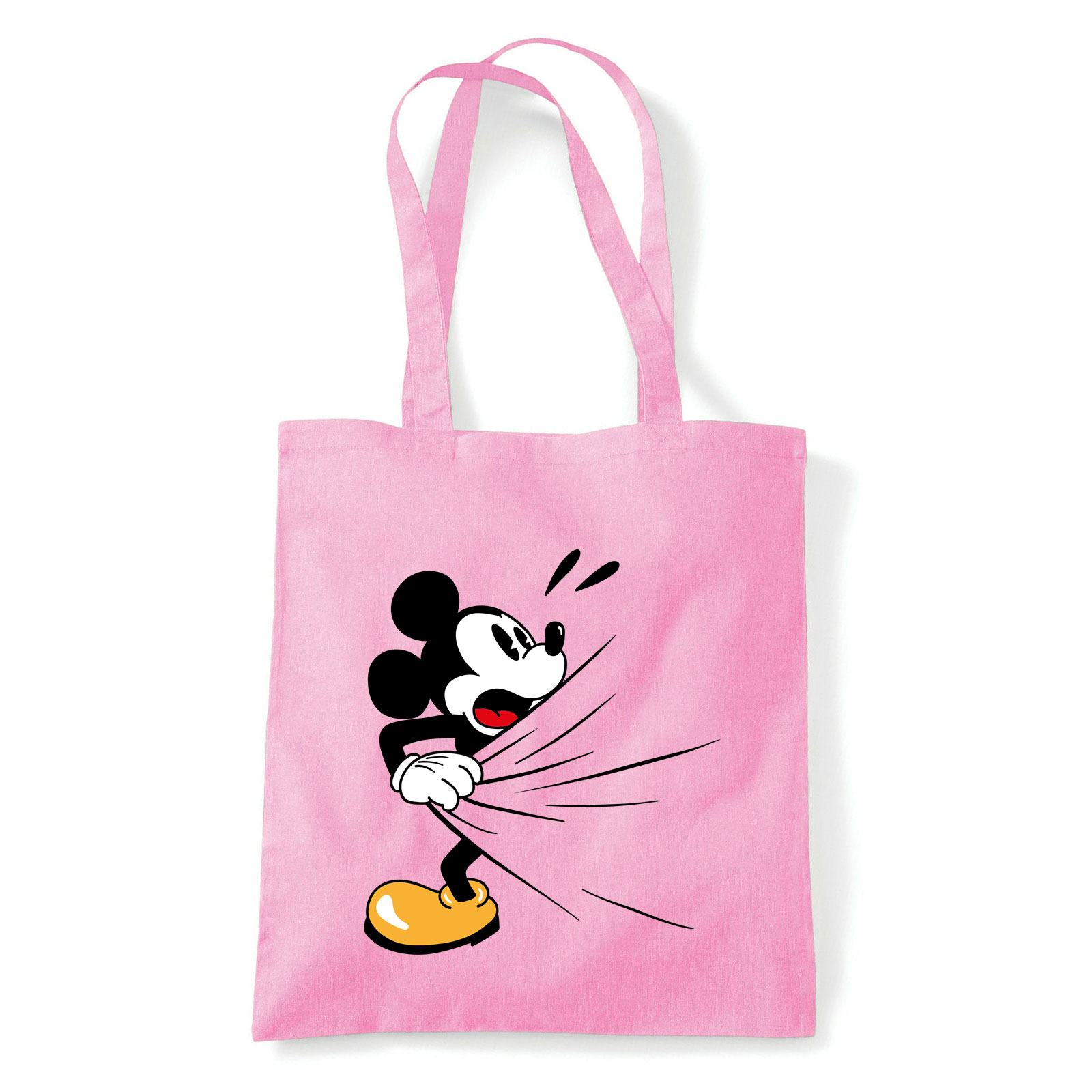 mickey egér zuhanyzik Rózsaszín Shopper Vászontáska