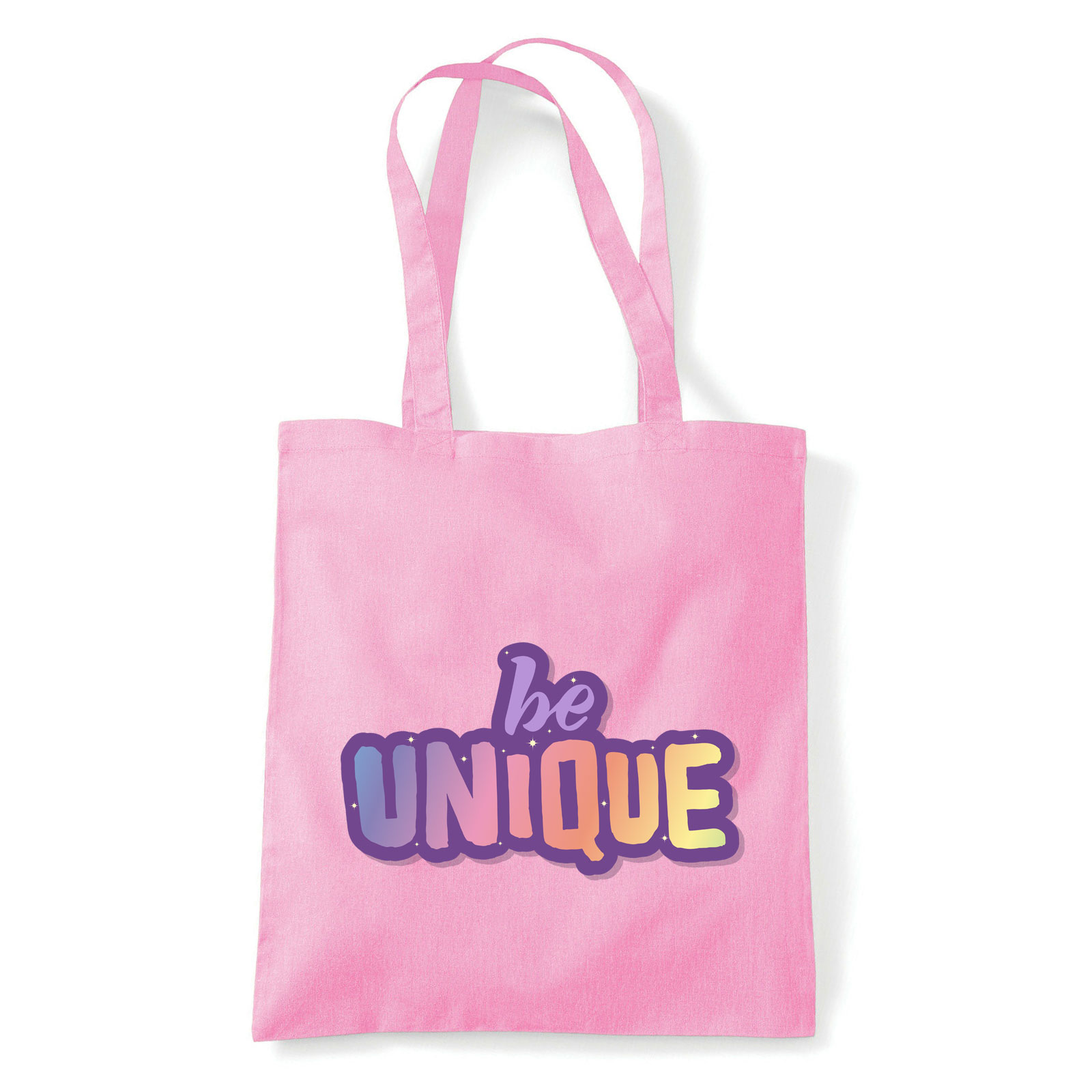 légy egyedi be unique Rózsaszín Shopper Vászontáska