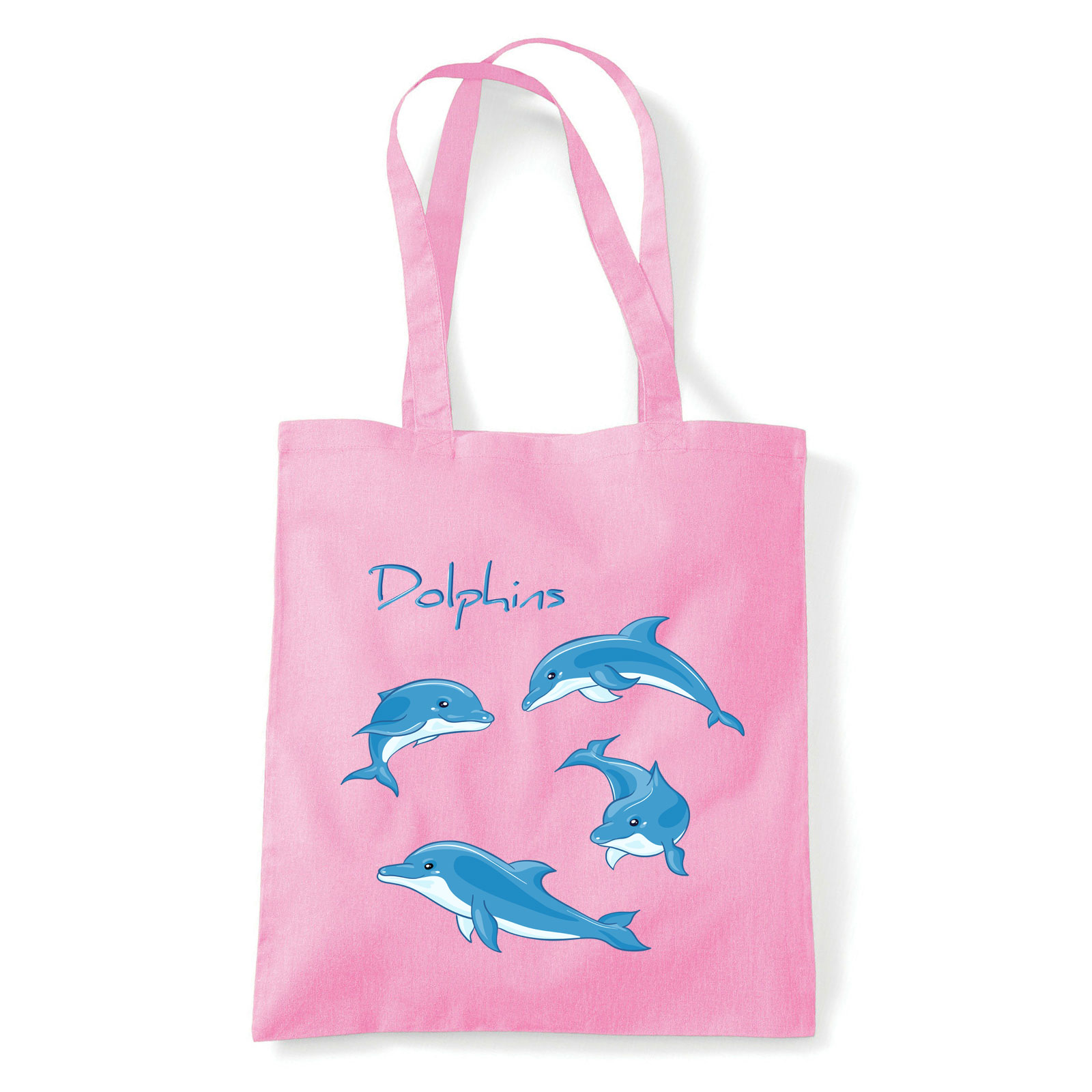 delfin delfines Rózsaszín Shopper Vászontáska