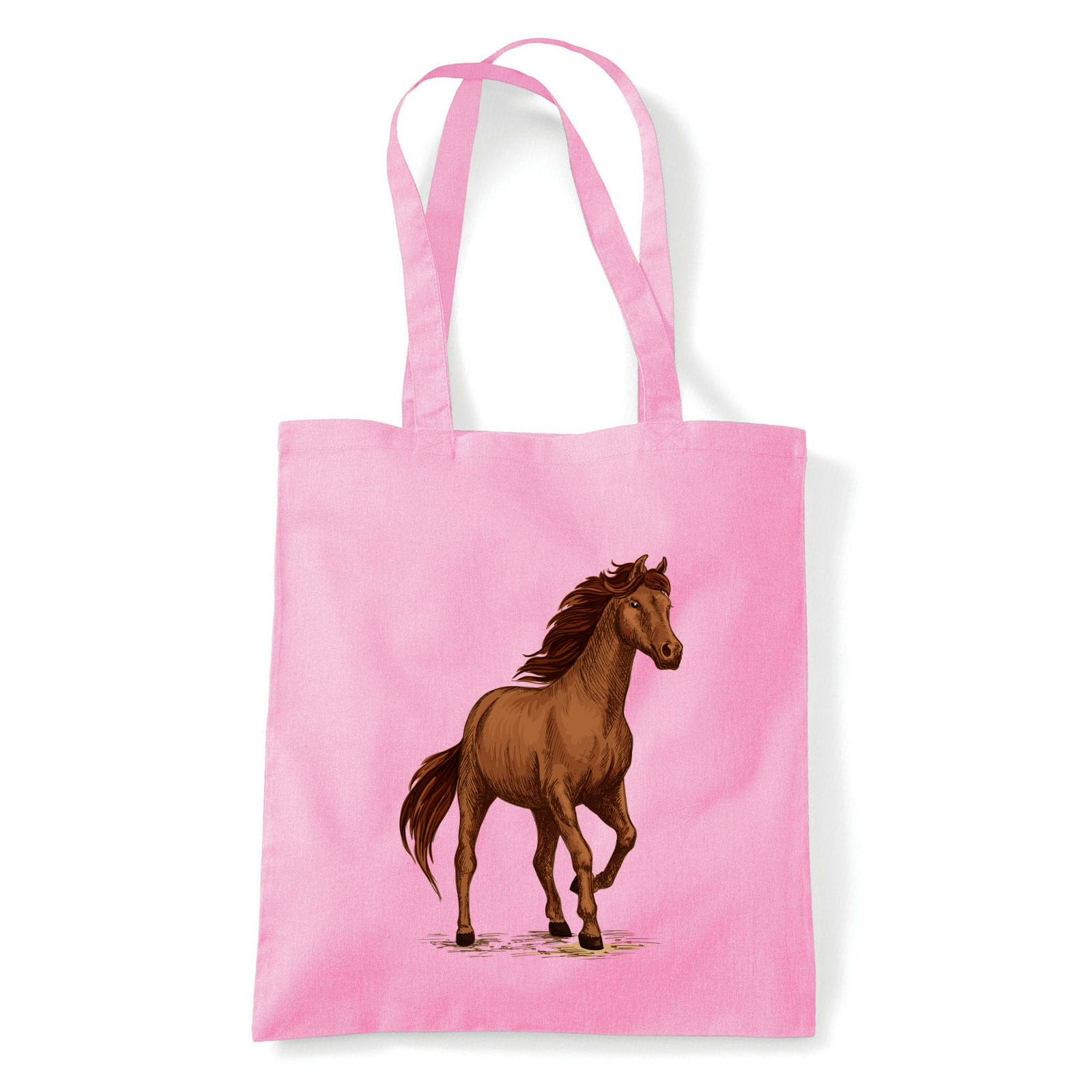 lovas ló lovak lovaglás Rózsaszín Shopper Vászontáska