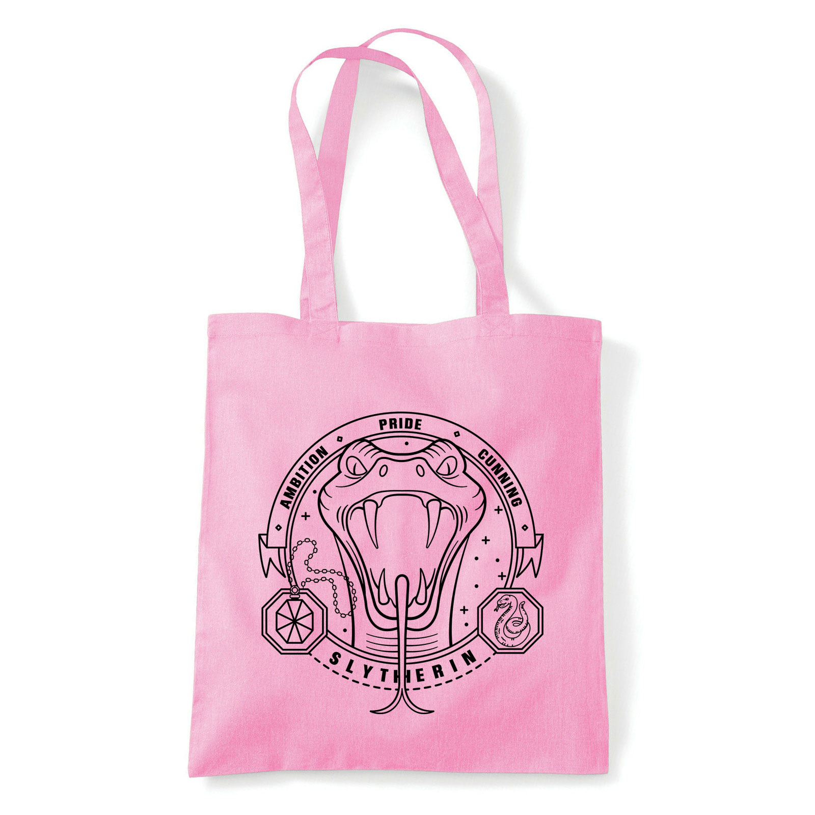 slytherin mardekár harry potter Rózsaszín Shopper Vászontáska