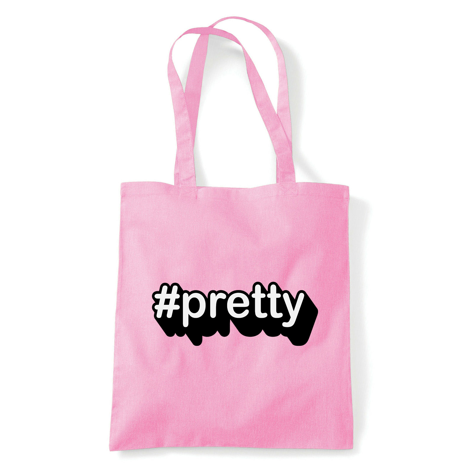 pretty csinos csini Rózsaszín Shopper Vászontáska
