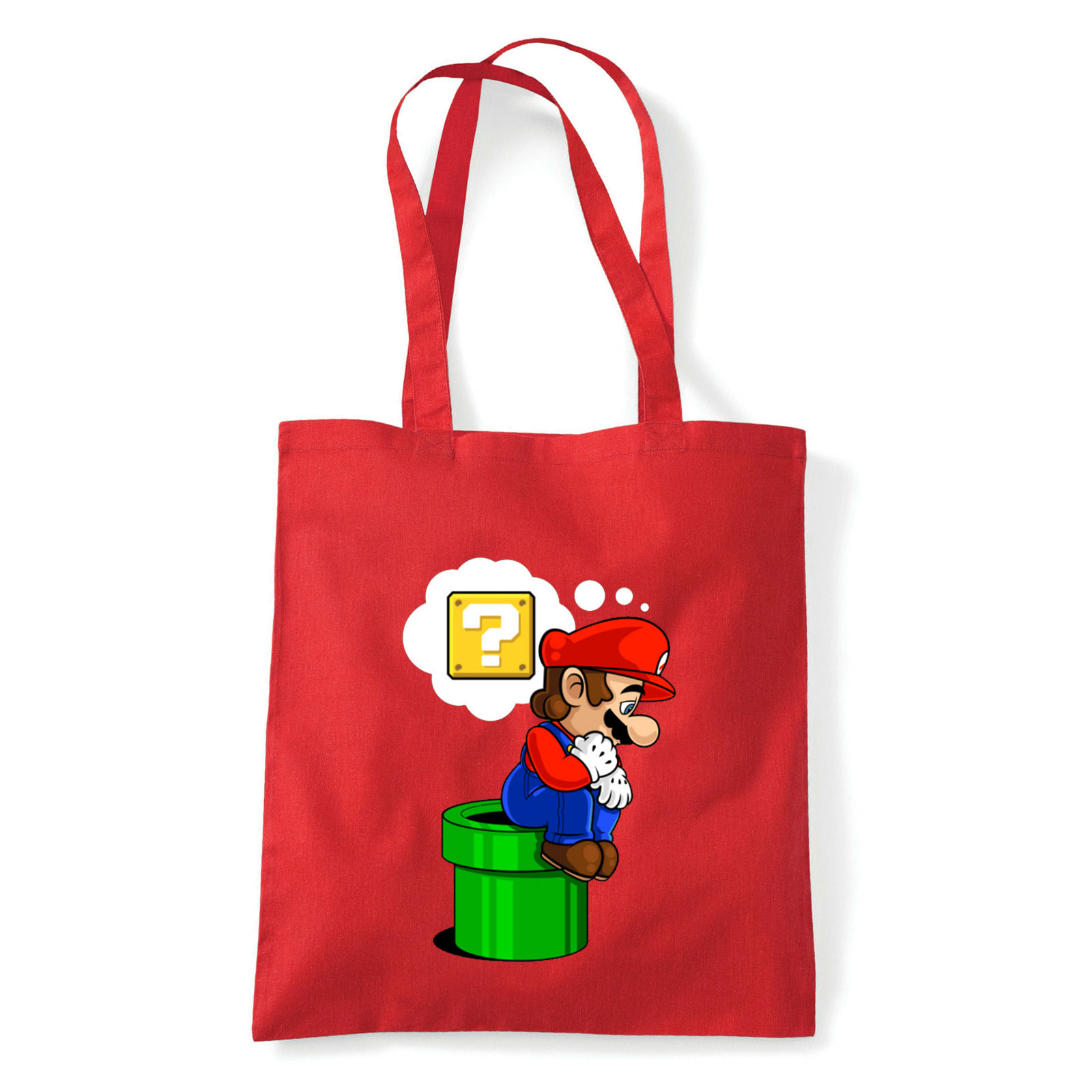 super mario Piros Shopper Vászontáska