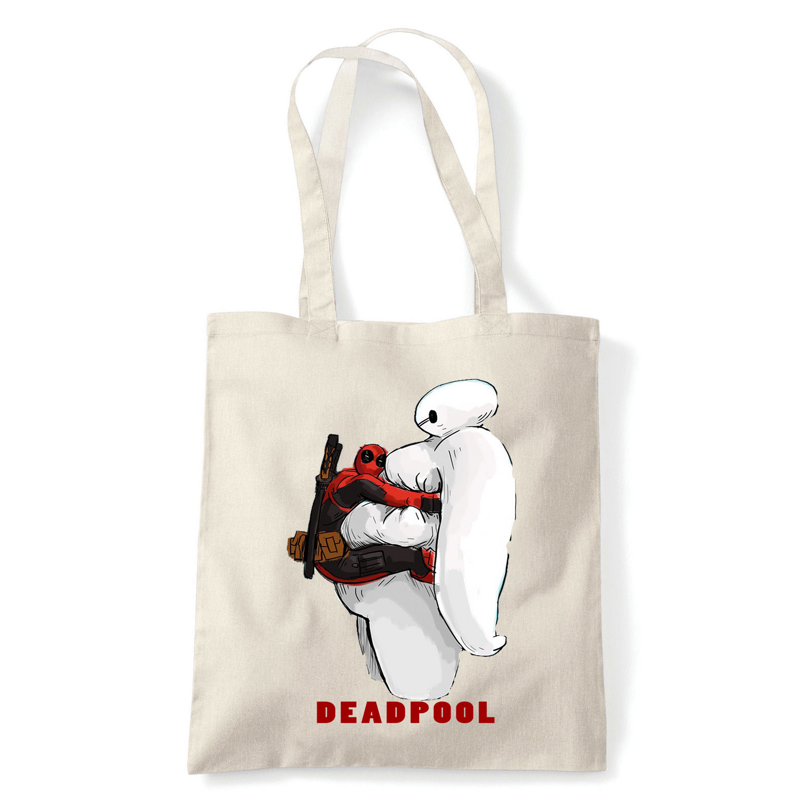 Deadpool Baymax Homok Shopper Vászontáska