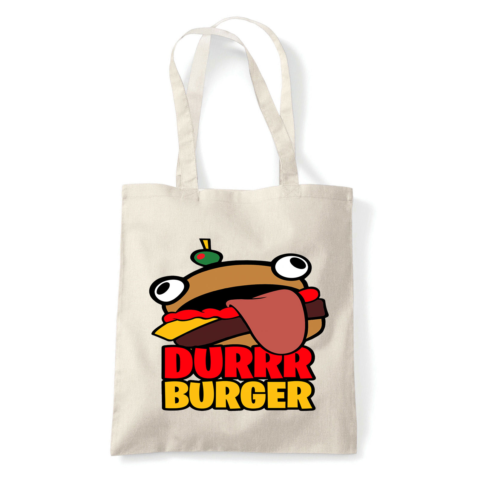 fortnite durrr burger  Homok Shopper Vászontáska
