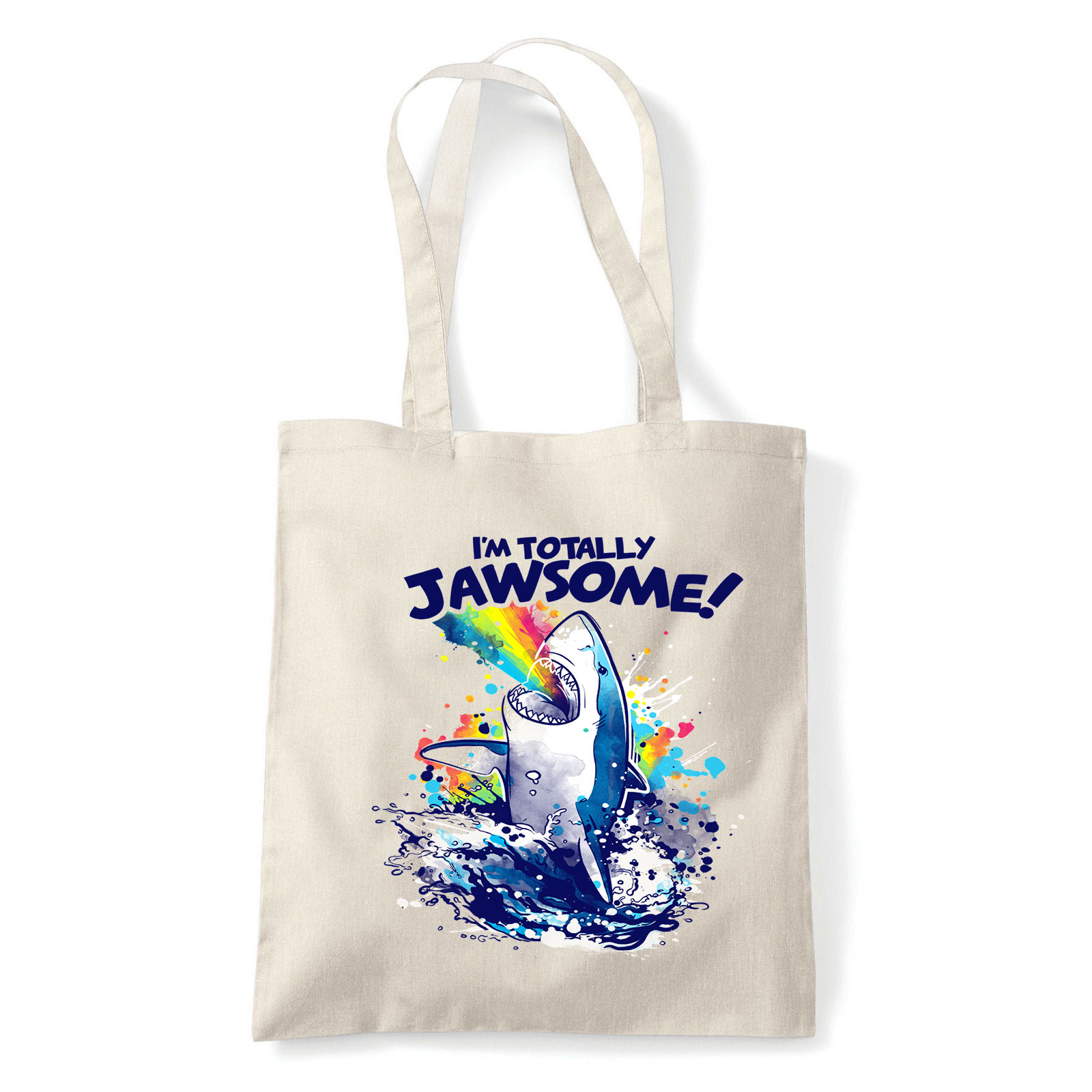 Jawsome cápa cápás Homok Shopper Vászontáska