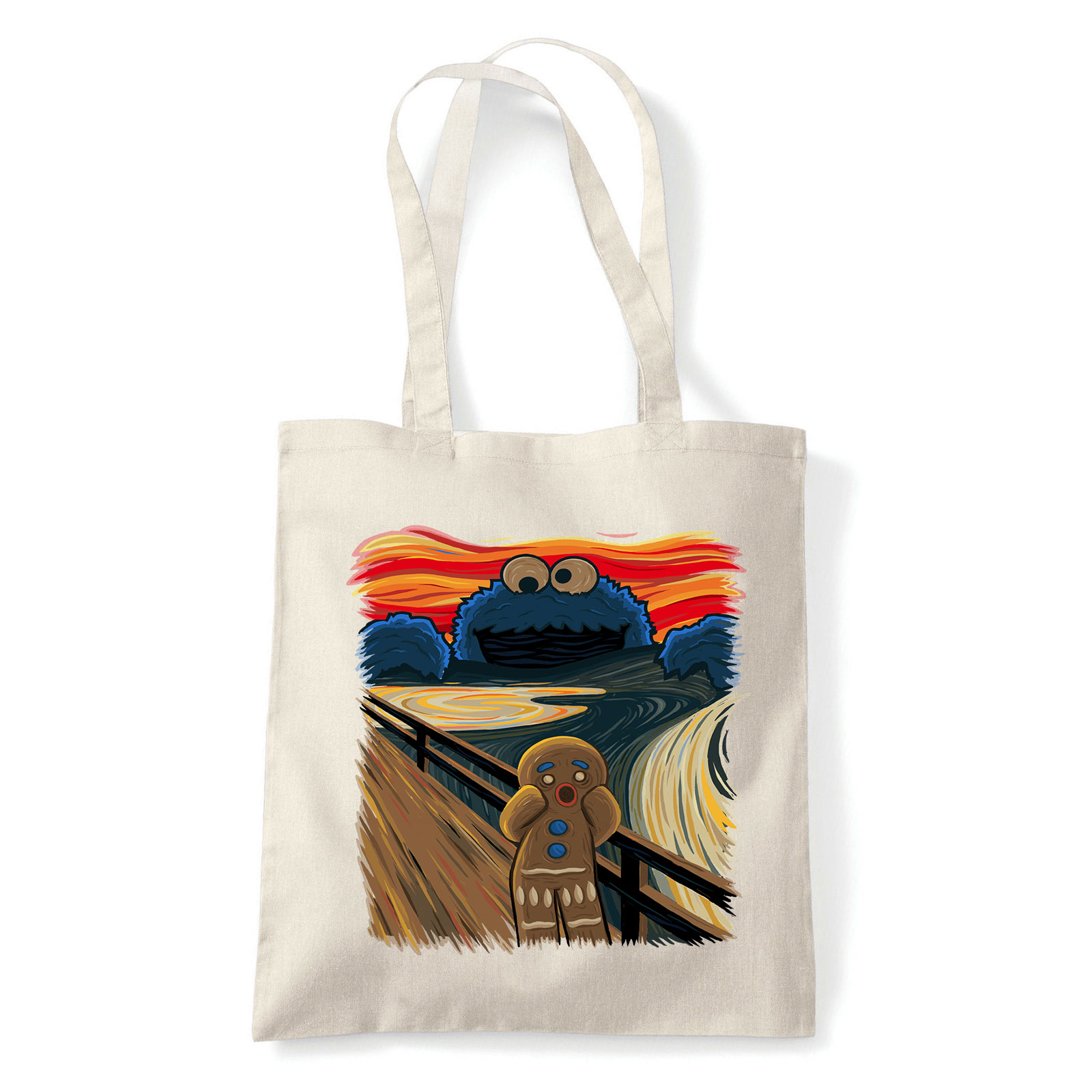 sütiszörny Homok Shopper Vászontáska
