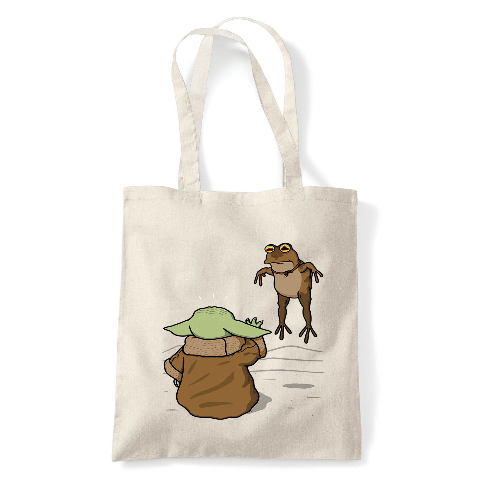 baba yoda baby yoda béka Homok Shopper Vászontáska