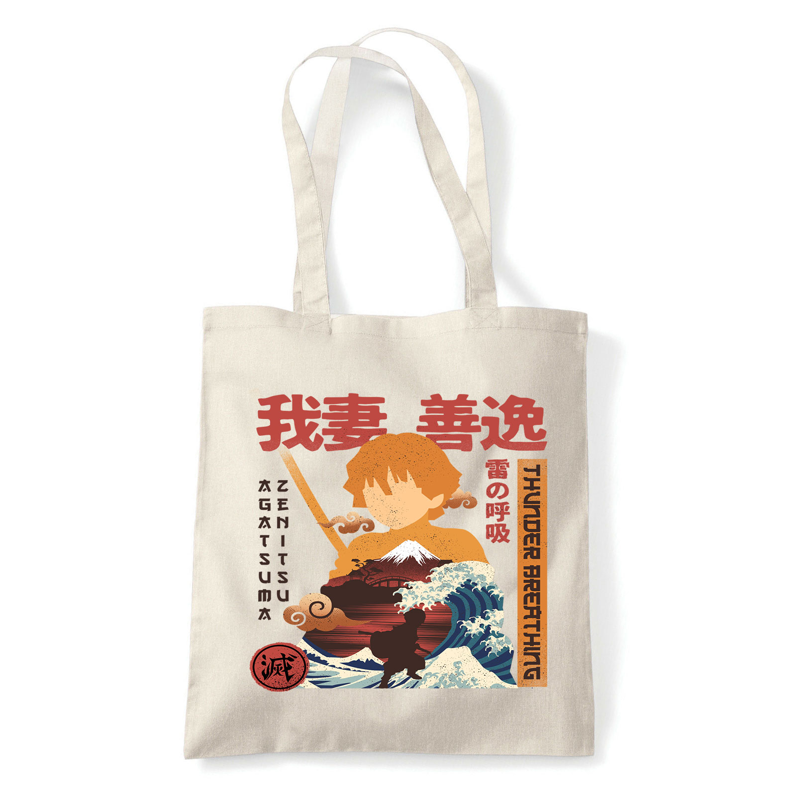 zenitsu demon slayer Homok Shopper Vászontáska