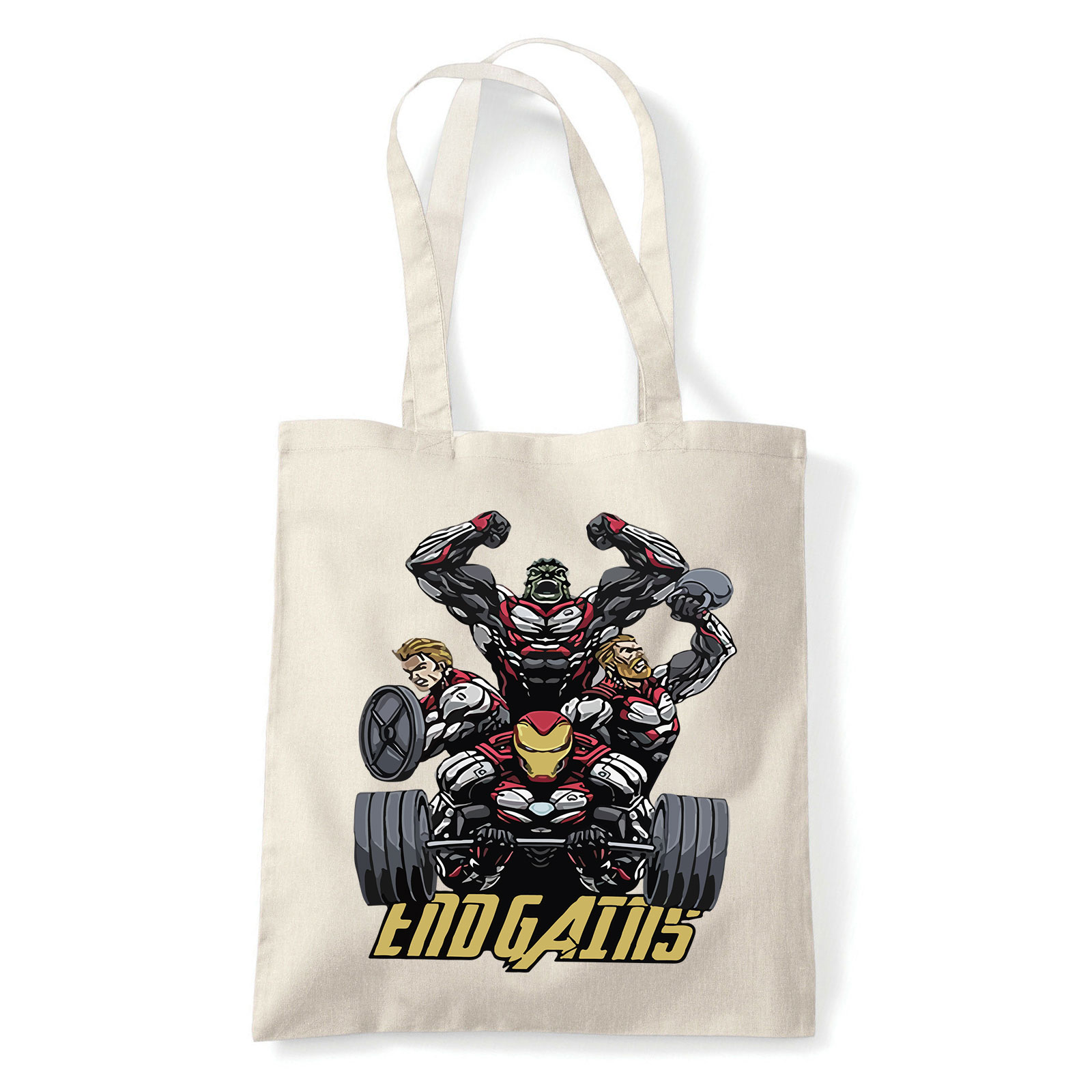 kondi edzés gym avengers no pain no gain Homok Shopper Vászontáska