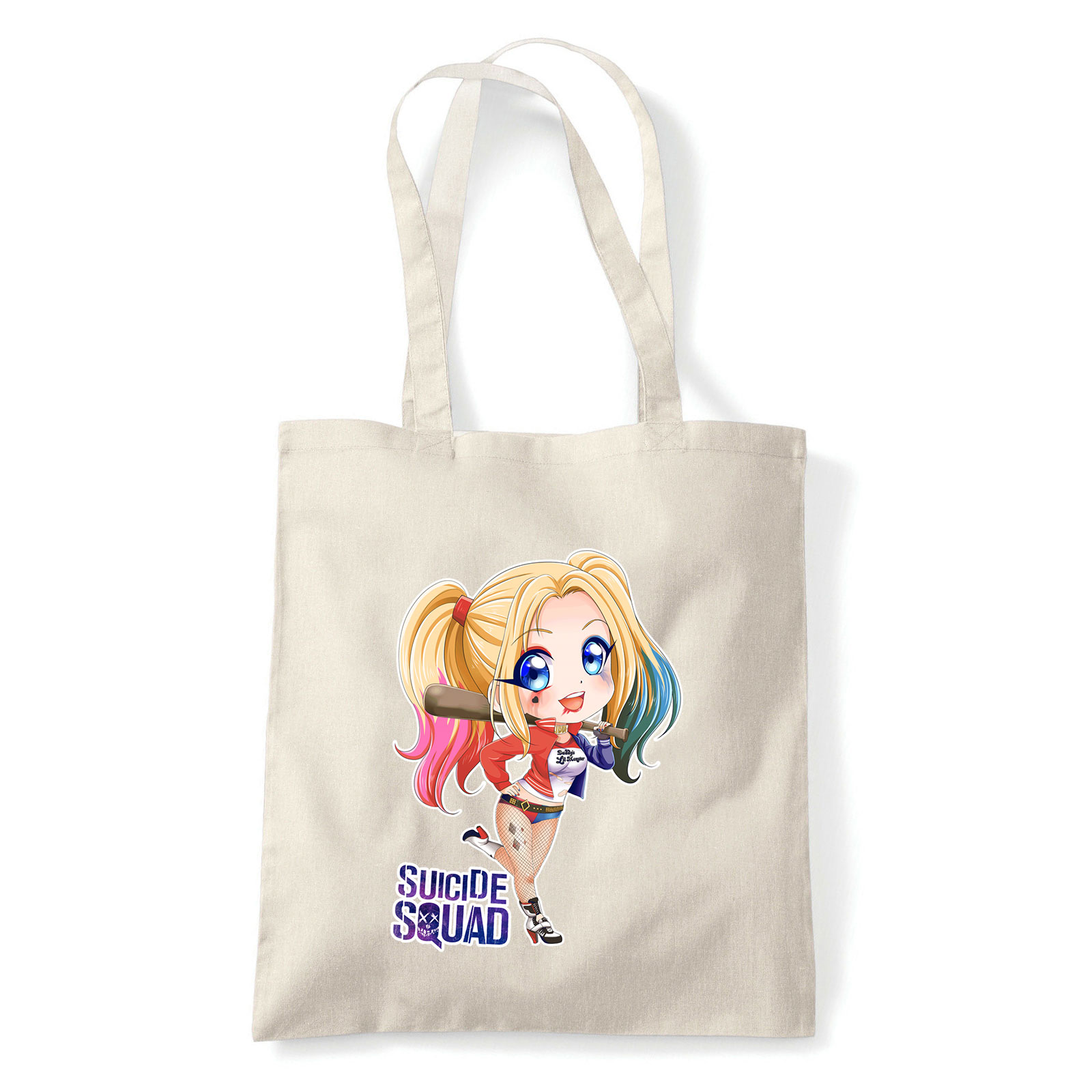 Harley Quinn Chibi Homok Shopper Vászontáska