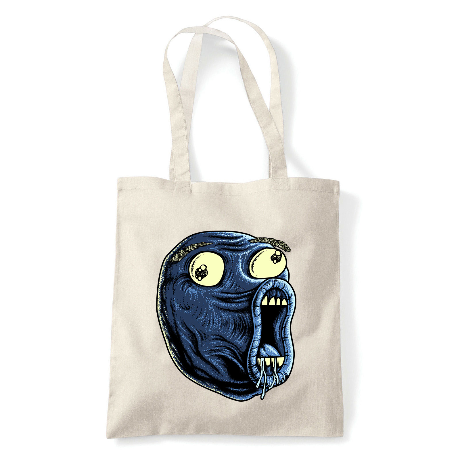 Meme Face Mém Arc Homok Shopper Vászontáska