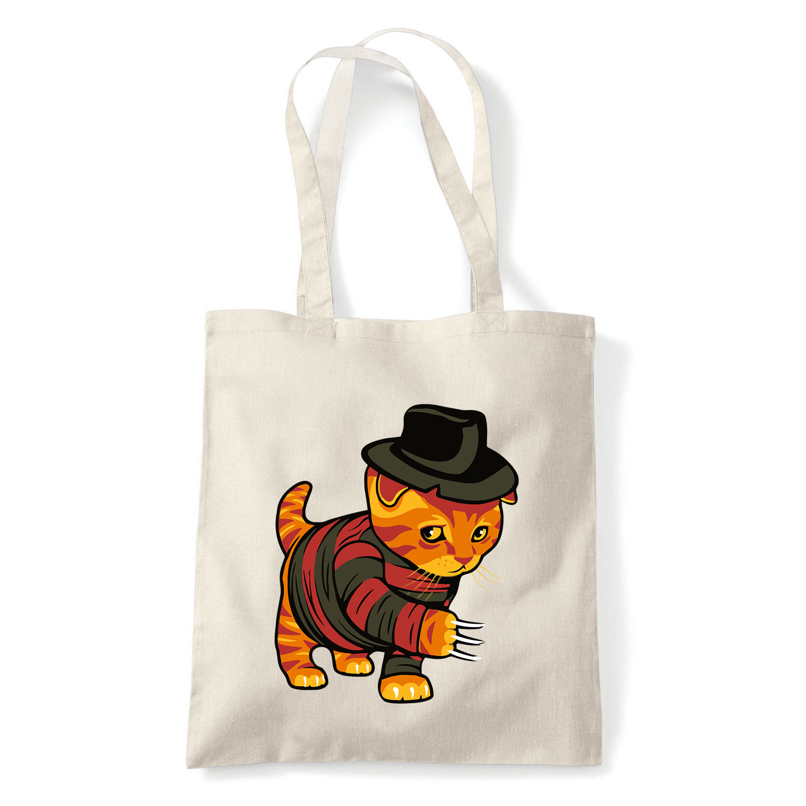 Freddy Krueger Macska Homok Shopper Vászontáska