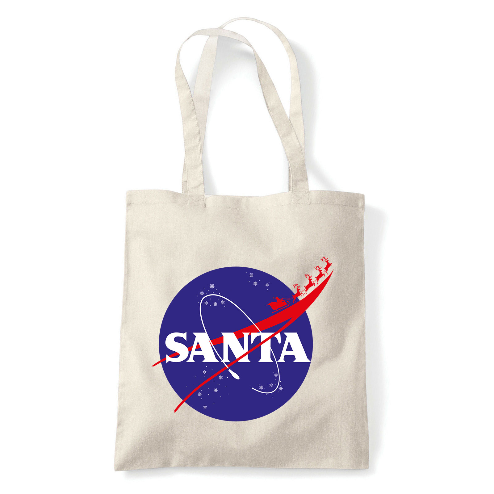 Santa Mikulás Karácsony nasa Homok Shopper Vászontáska