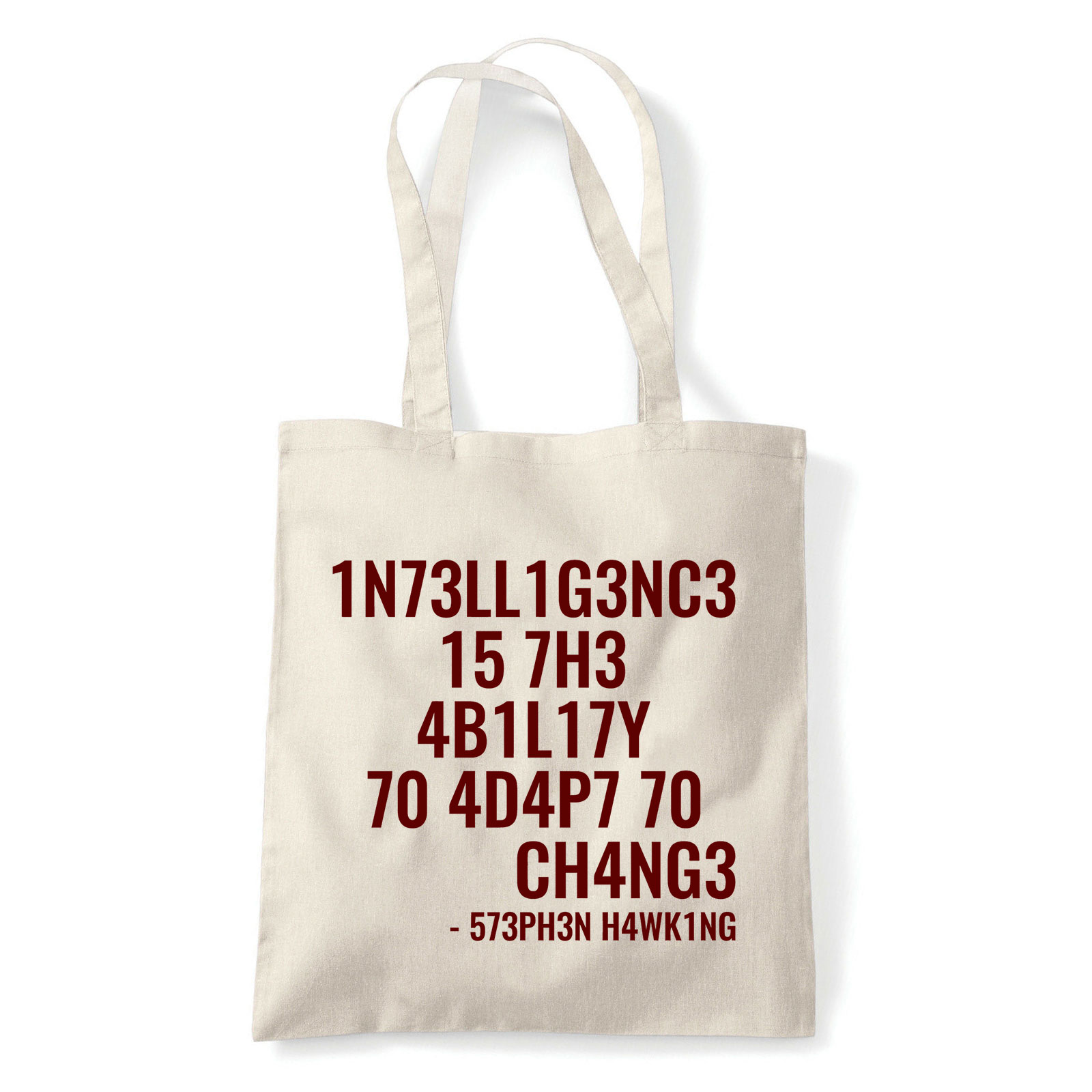 stephen hawking idézet tudomány intelligence Homok Shopper Vászontáska