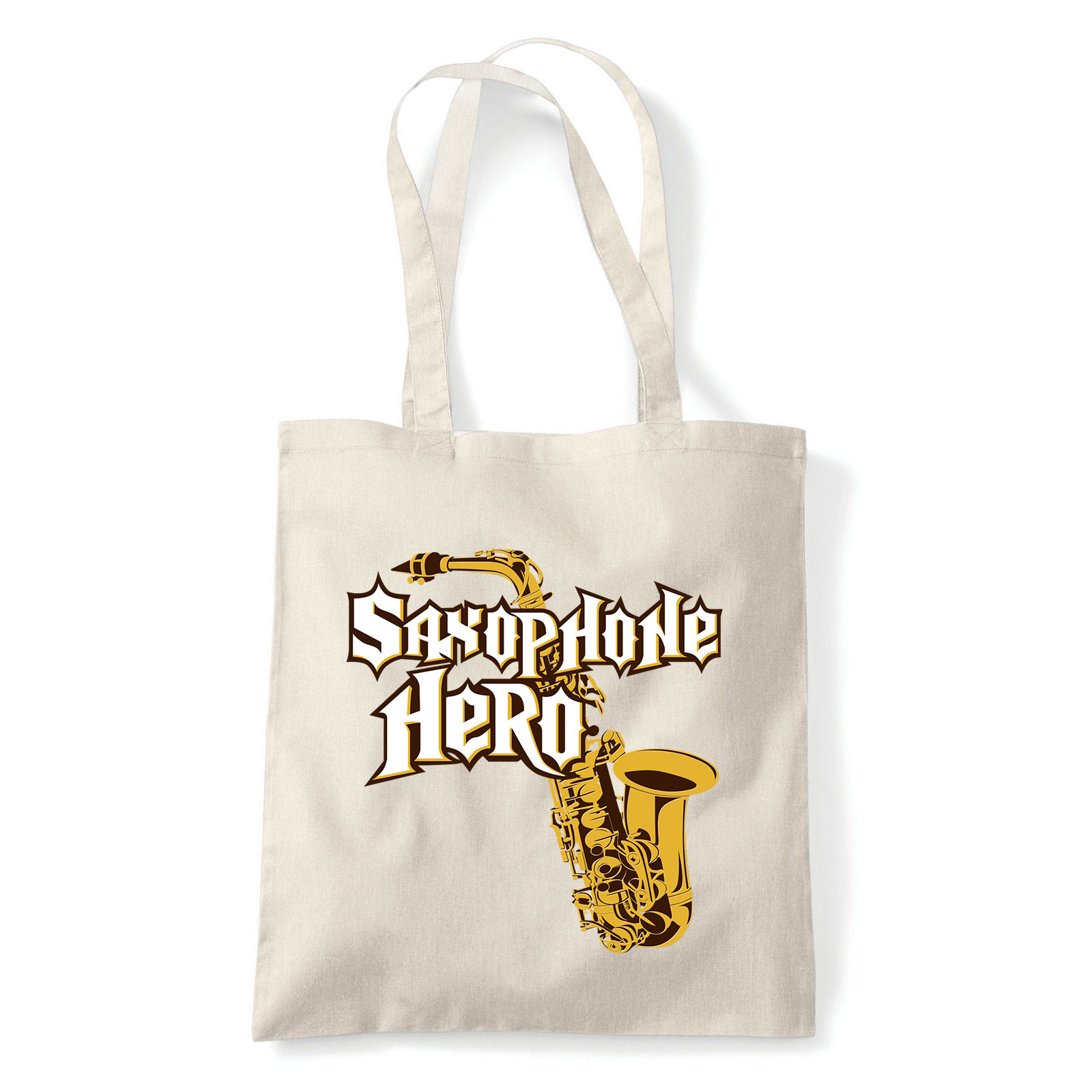 saxophone Homok Shopper Vászontáska