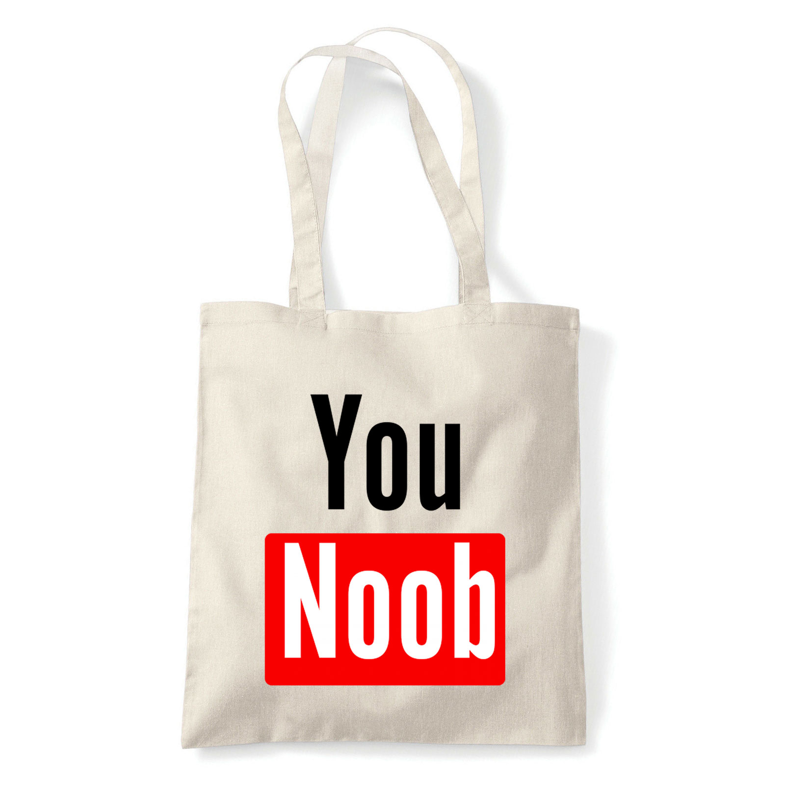 youtube you noob Homok Shopper Vászontáska