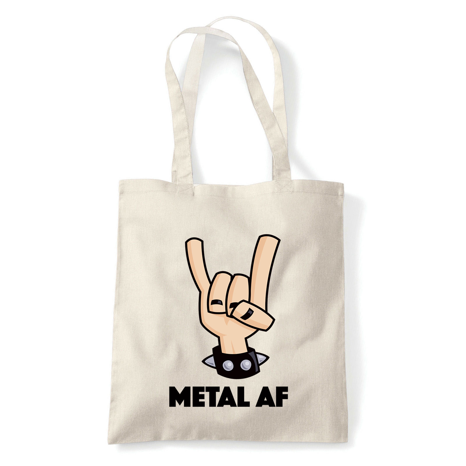 heavy metal as fuck Homok Shopper Vászontáska