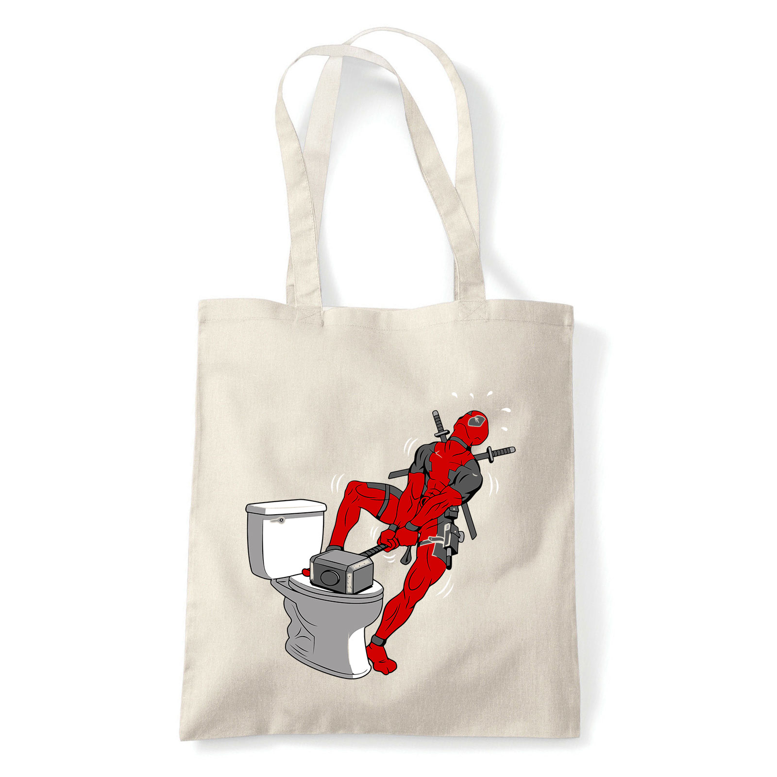 deadpool thor mjolnir kalapács humor Homok Shopper Vászontáska