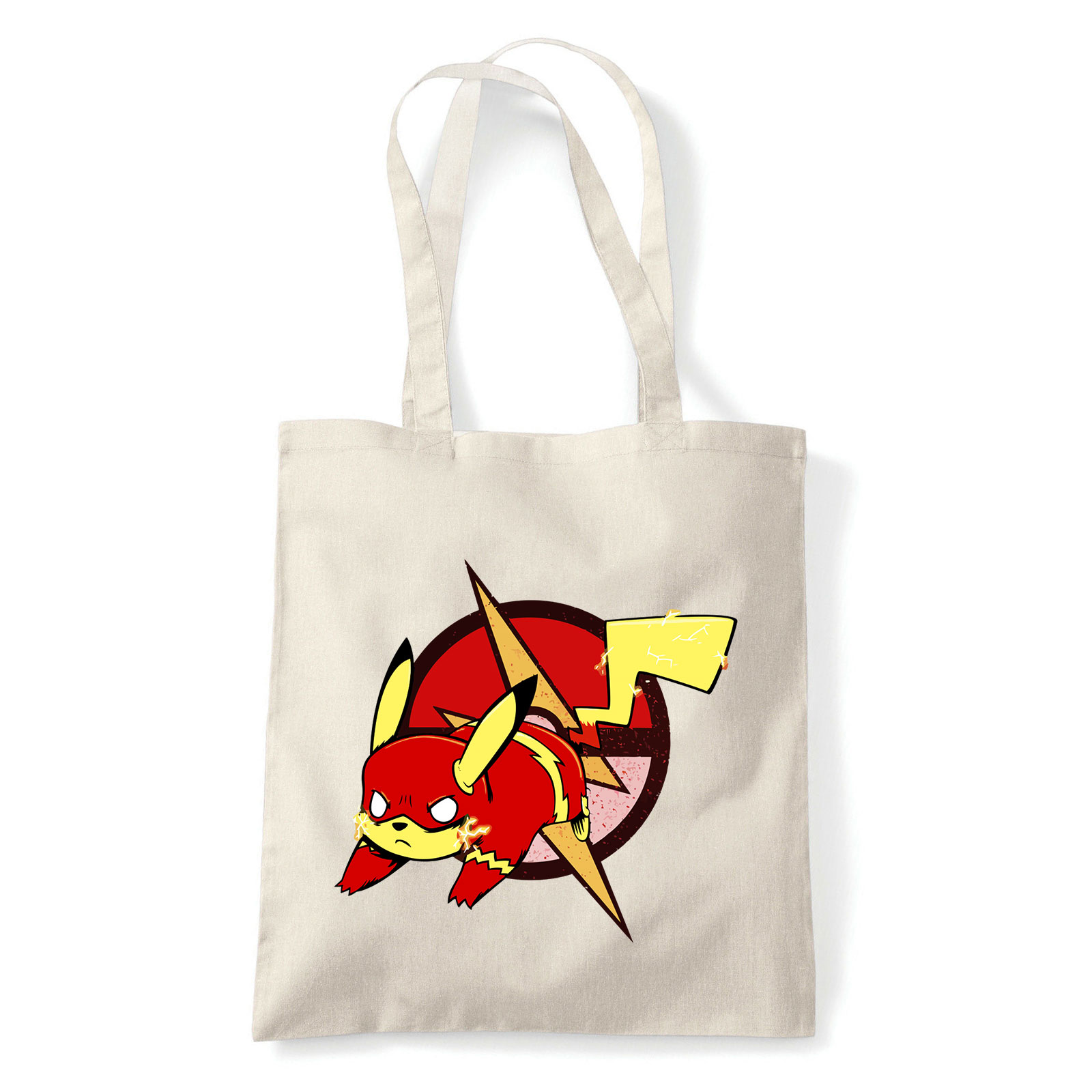 flash pikachu pokemon Homok Shopper Vászontáska
