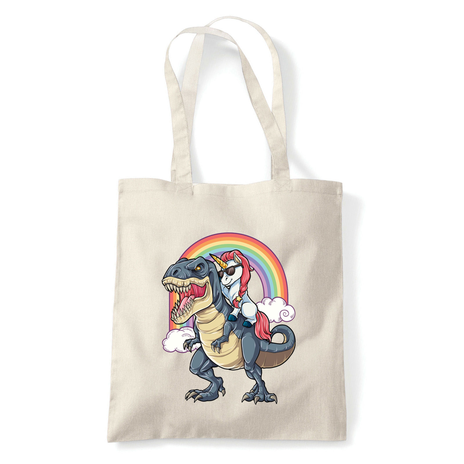 unikornis t-rex Homok Shopper Vászontáska