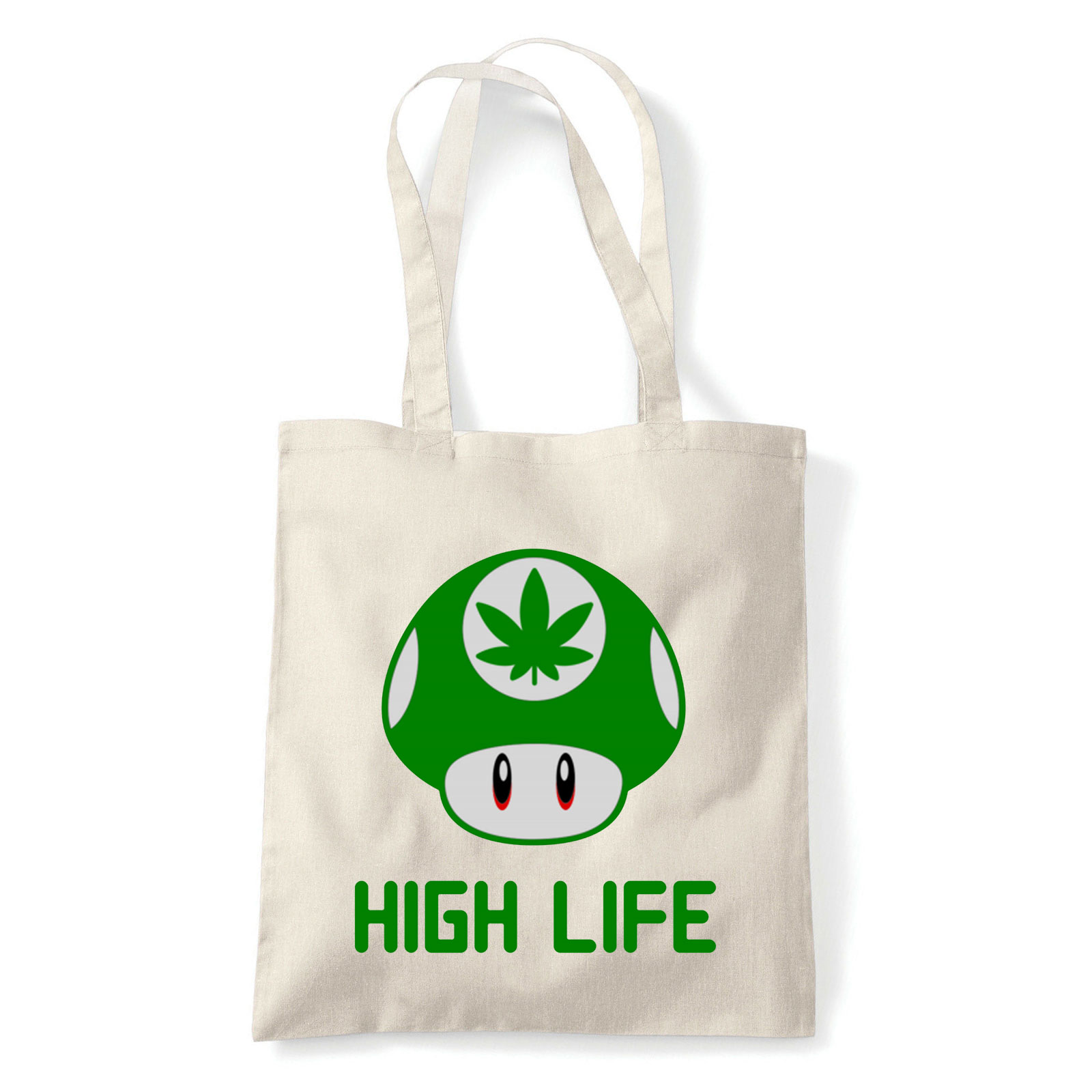 canabis kanabisz mario gomba Homok Shopper Vászontáska