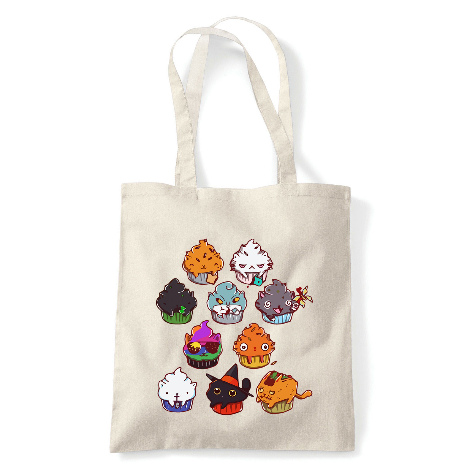 macska muffin macskás cica cicás Homok Shopper Vászontáska