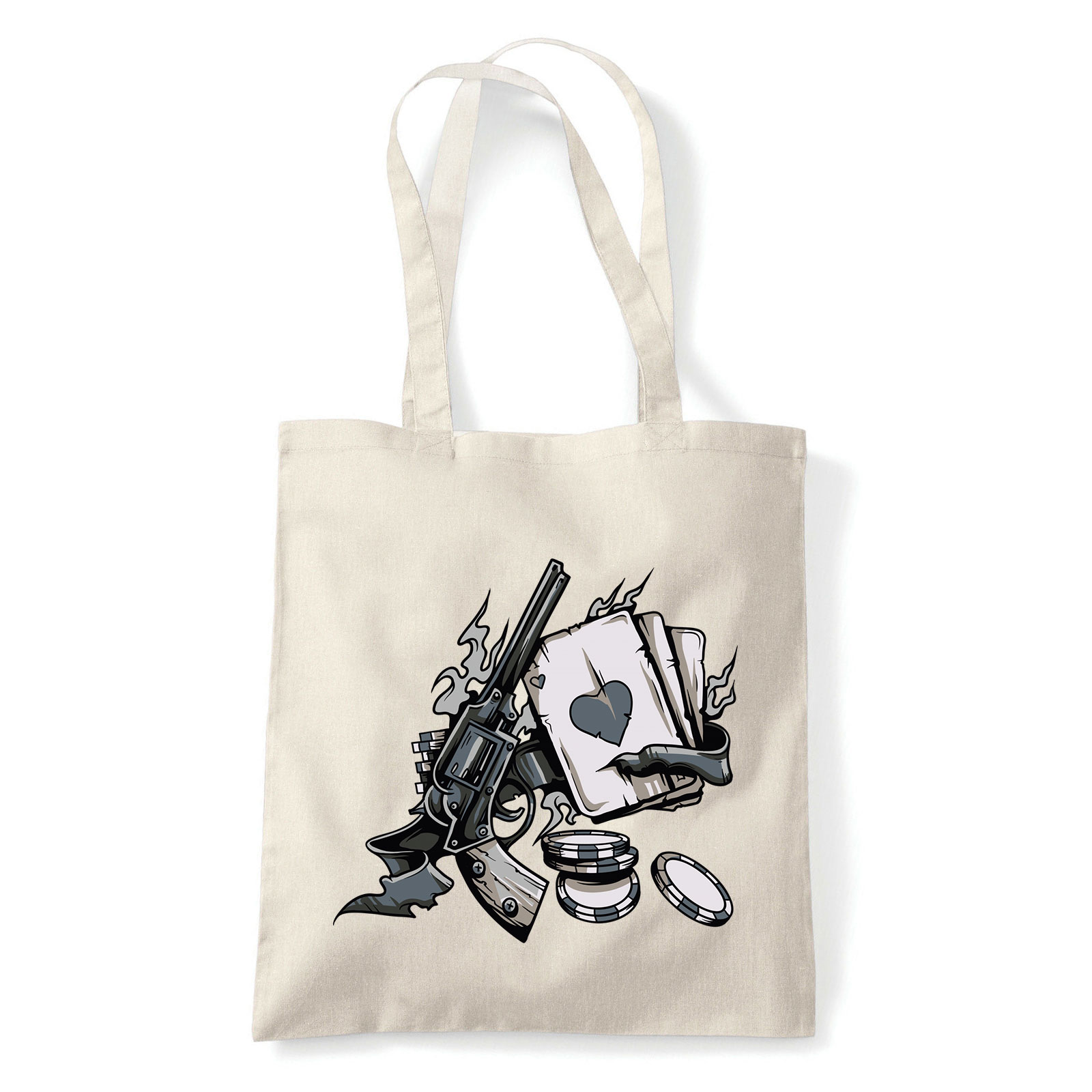 poker Homok Shopper Vászontáska