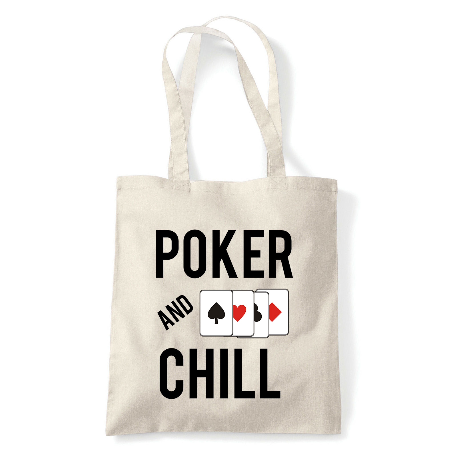 poker and chill Homok Shopper Vászontáska