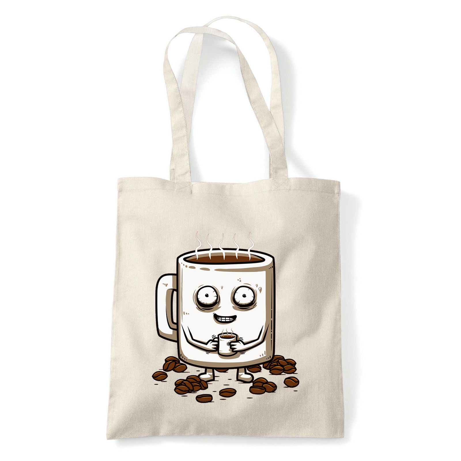 kávé Homok Shopper Vászontáska